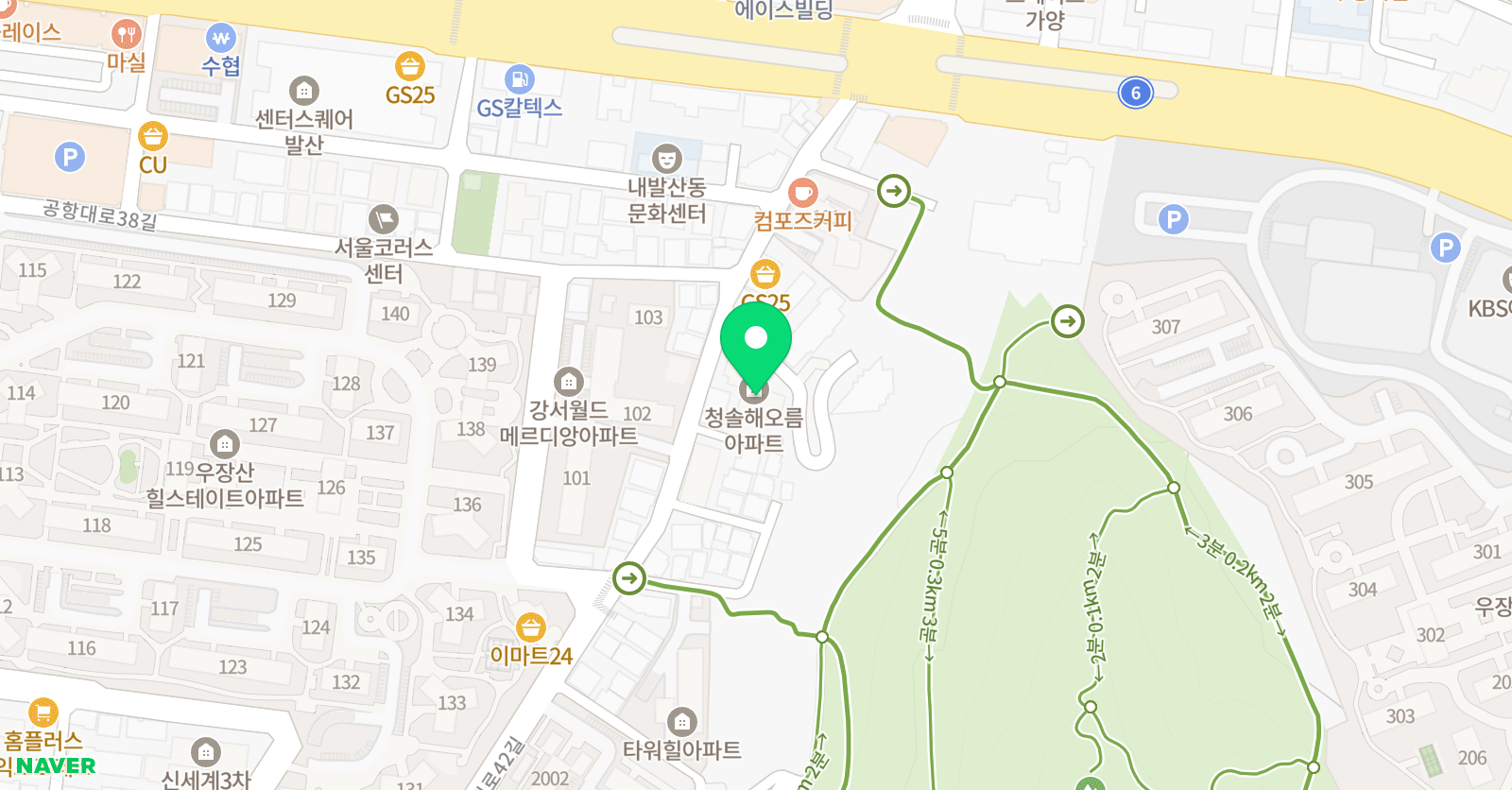 웅진 가곡초 공부방 위치