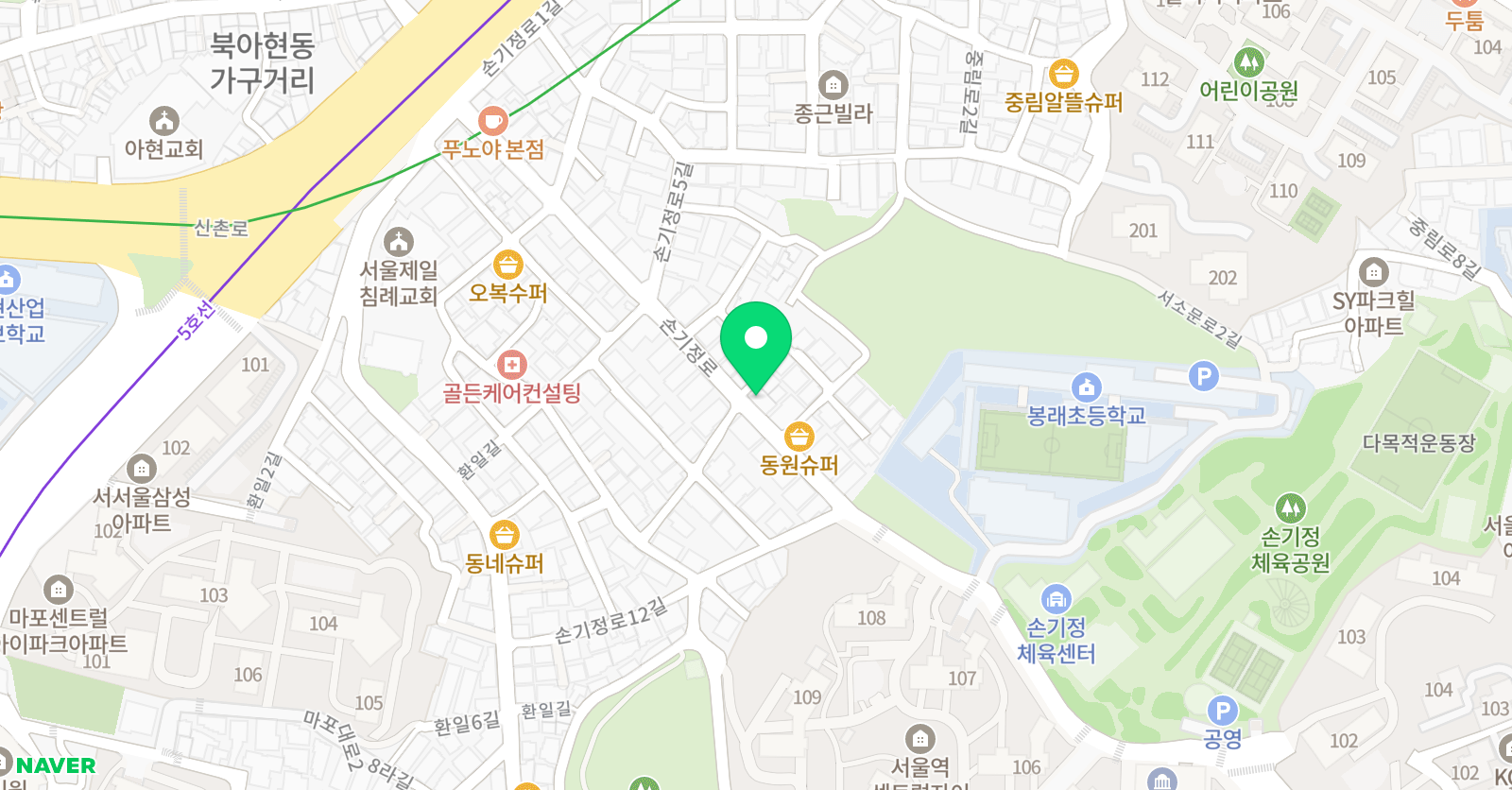 스마트해법영어 봉래교실 위치