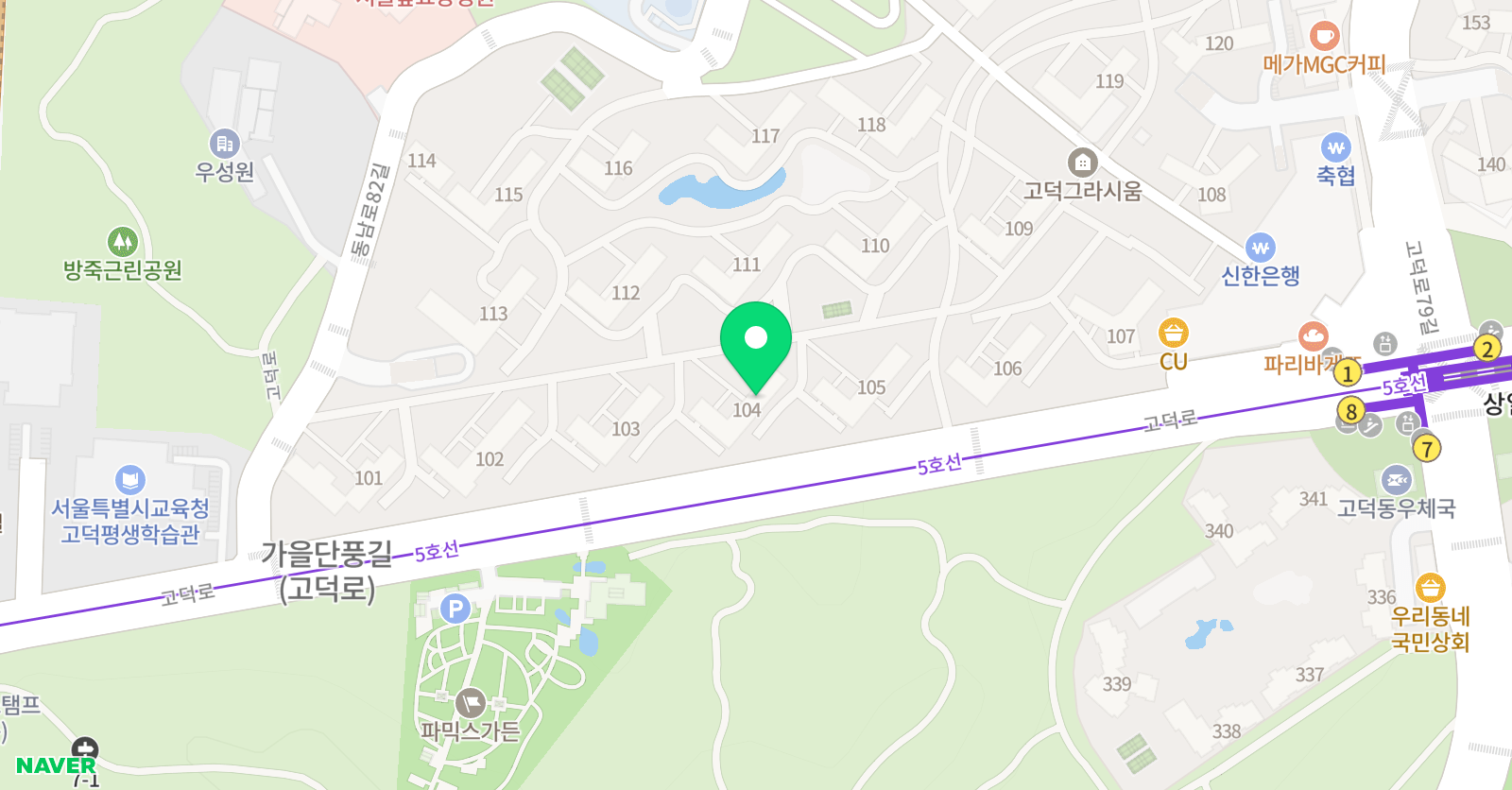 뮤엠 영어 그라시움NEST 위치