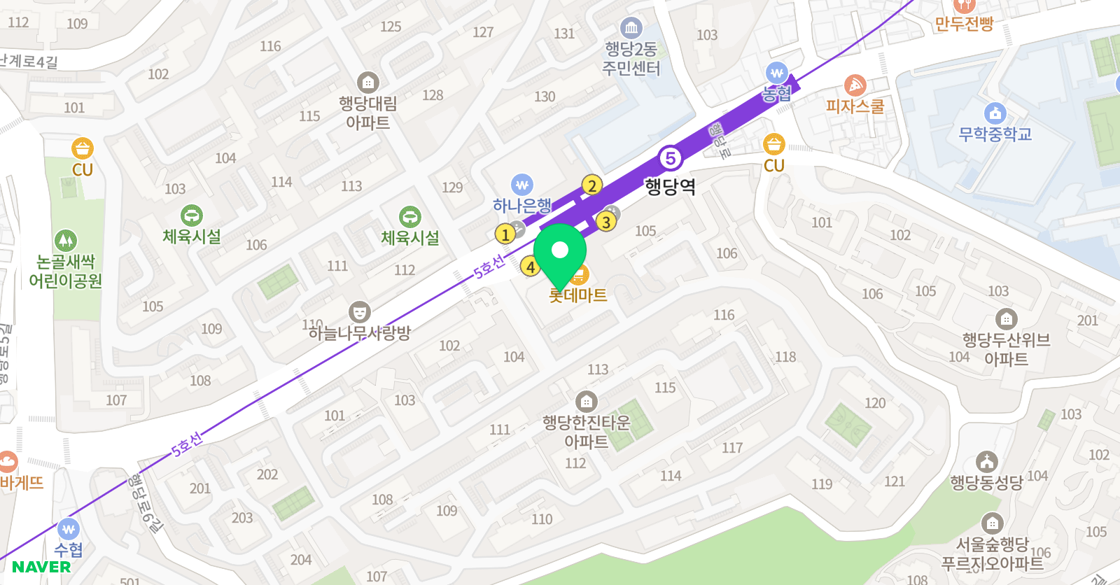 삼성영어셀레나 행당 영어학원 위치