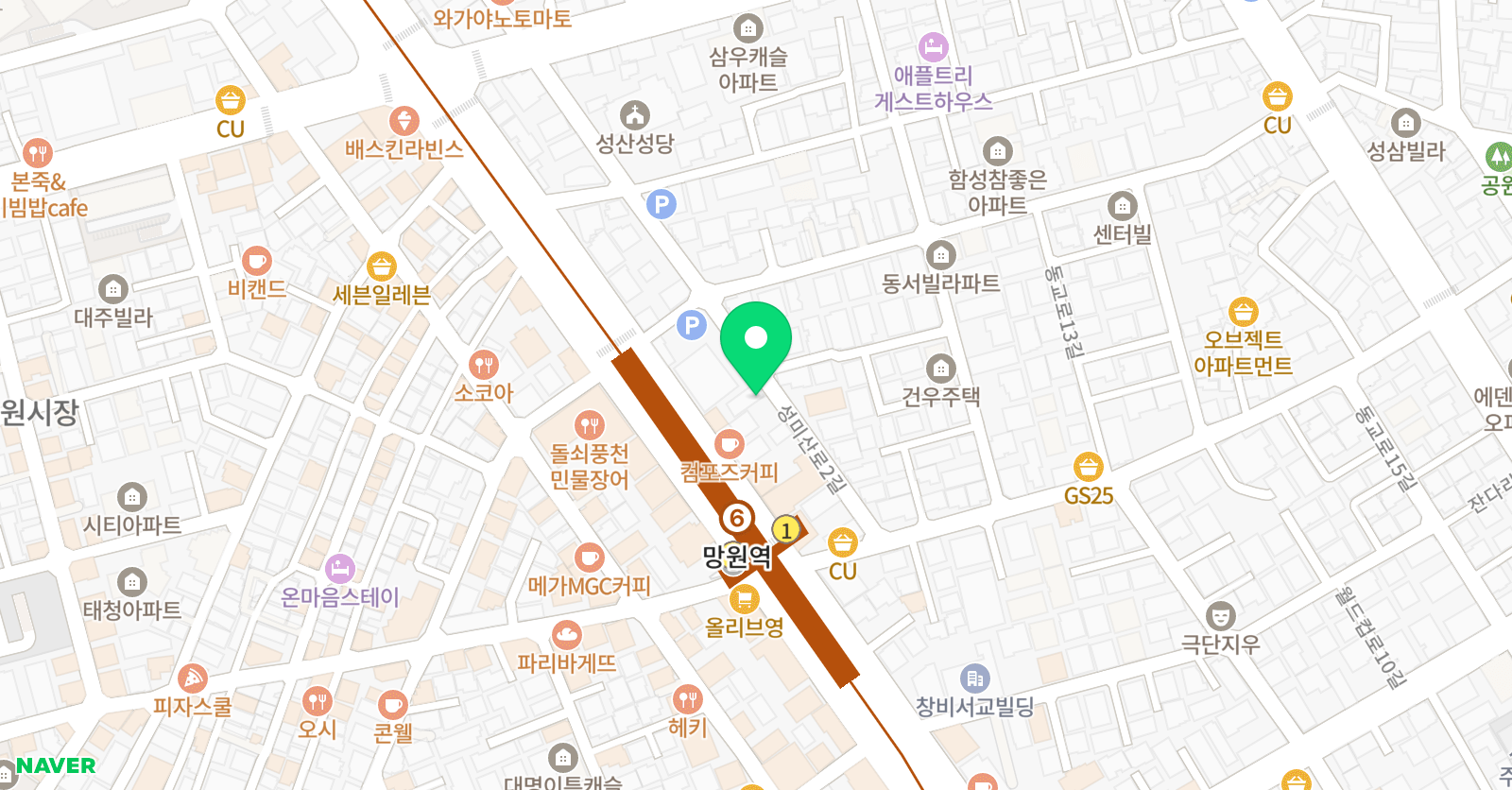 스마트해법 수학 서교점 위치