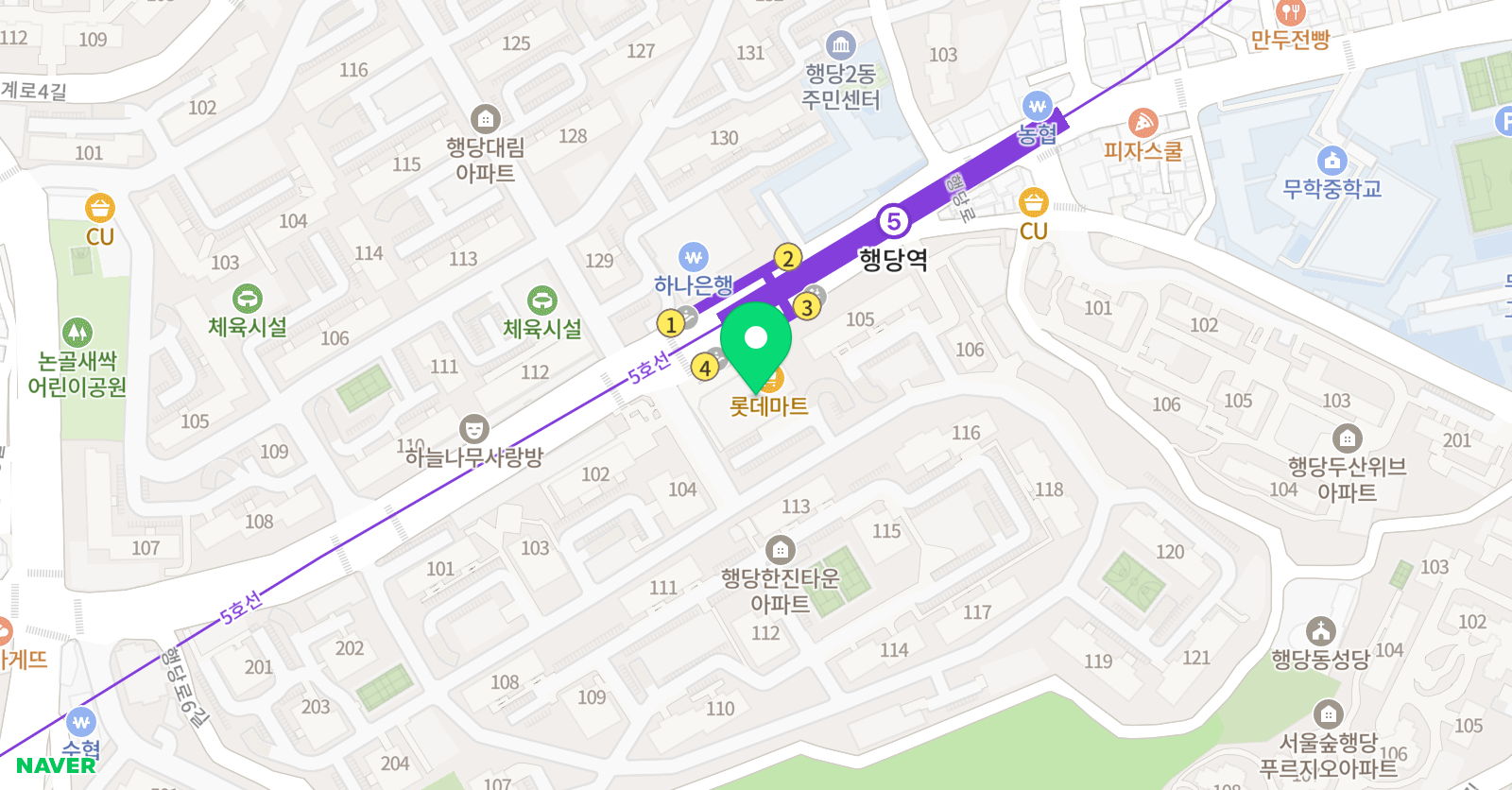 올림픽 태권도장 위치