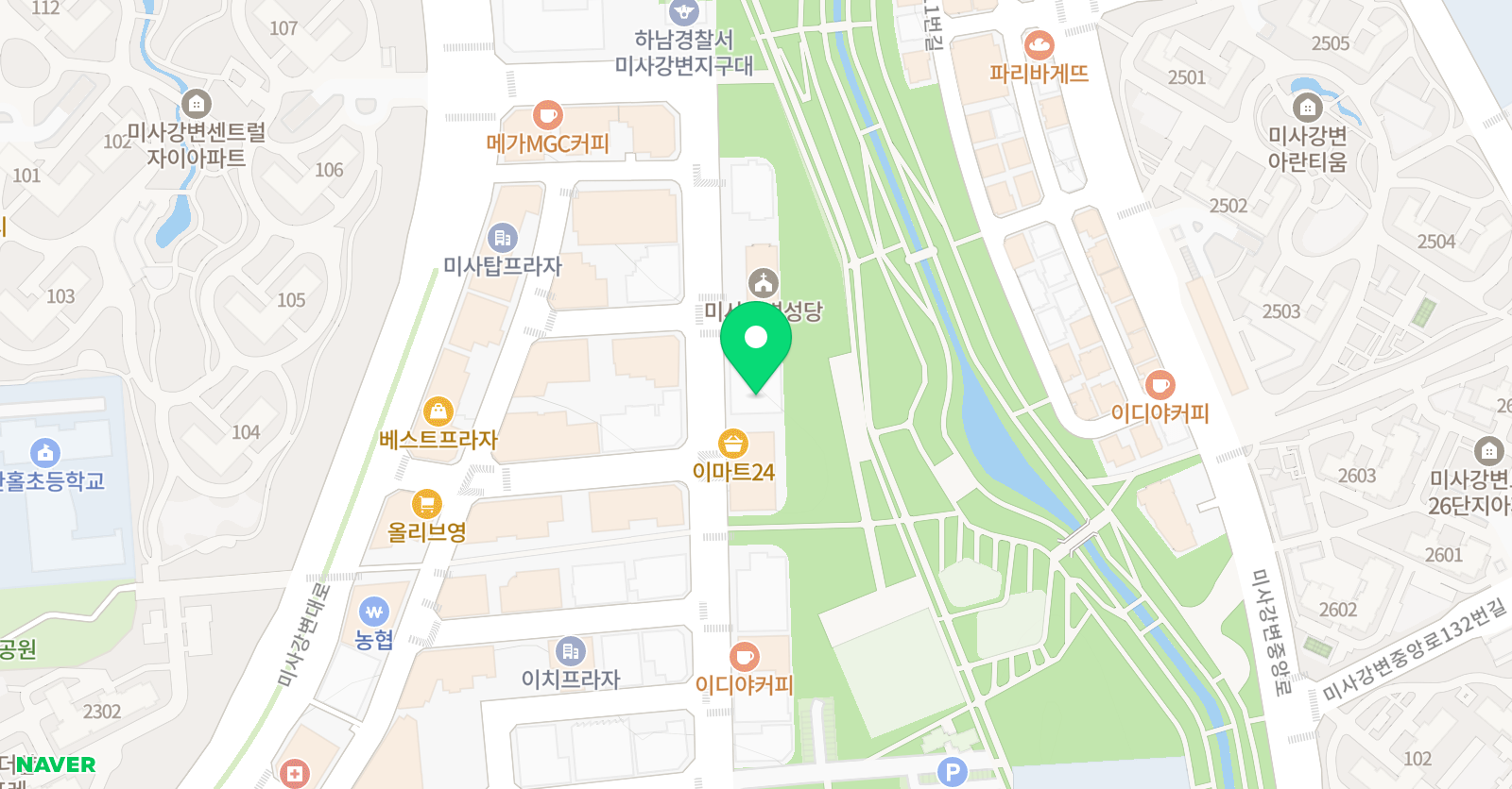 크레오 어학원 하남직영 위치