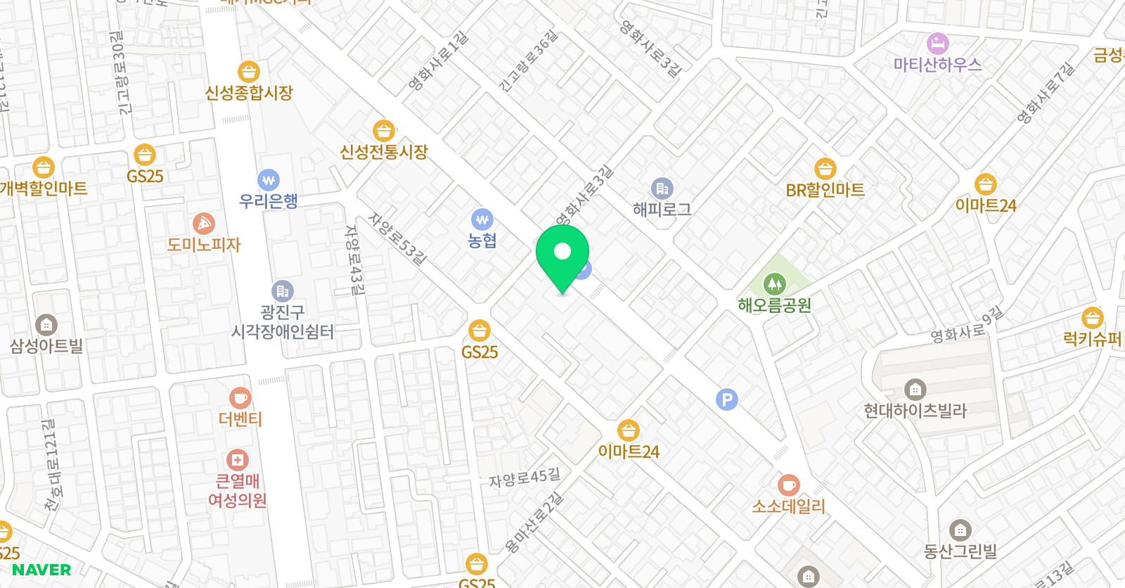대일 학원 위치