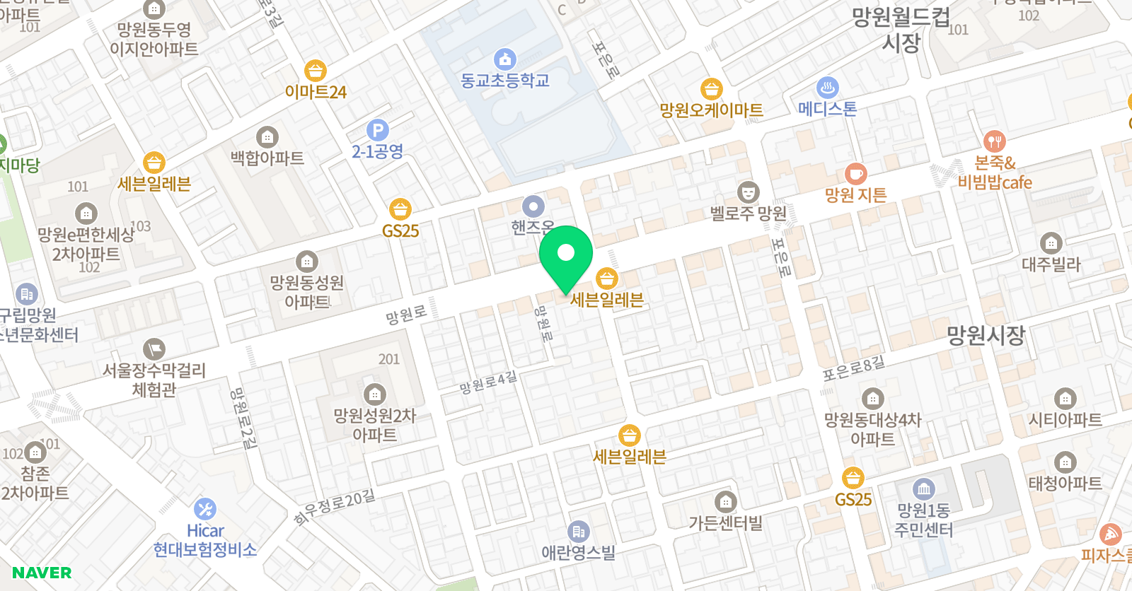 경희대석사 태권도 위치