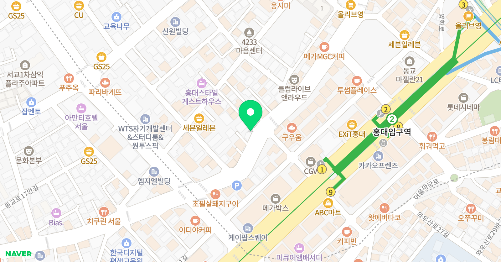 슈퍼보컬 아카데미 위치