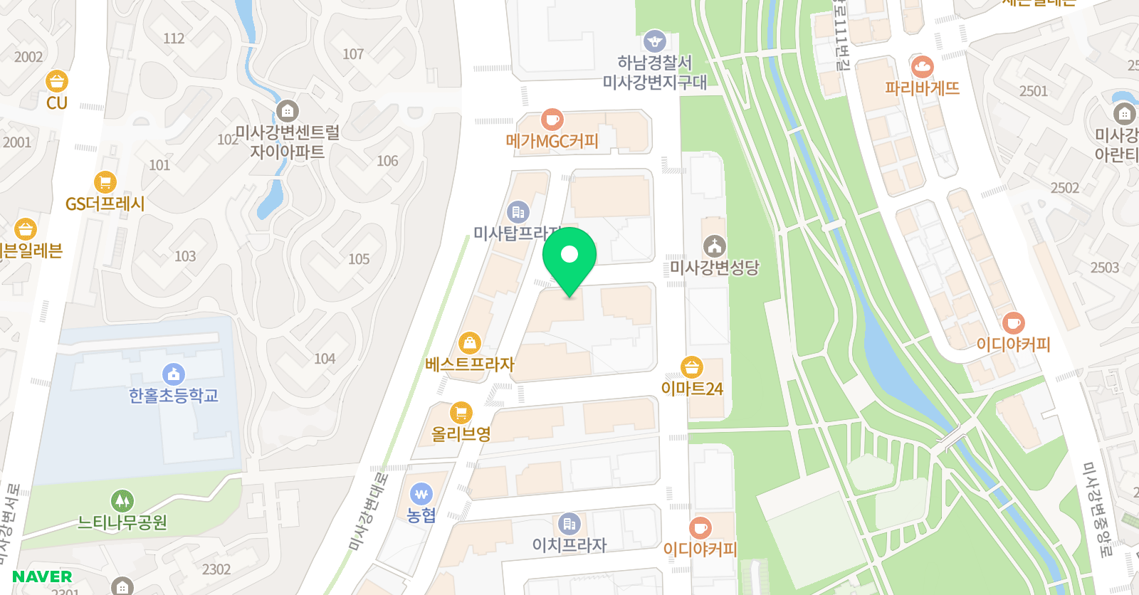 키즈니 영어어학원 위치