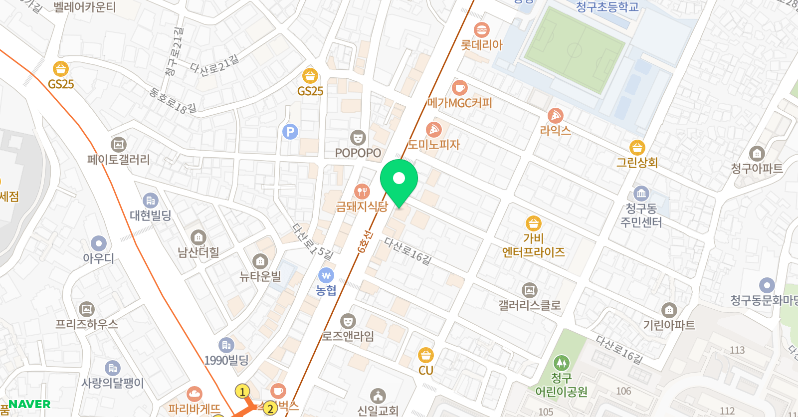 선 무용학원 위치