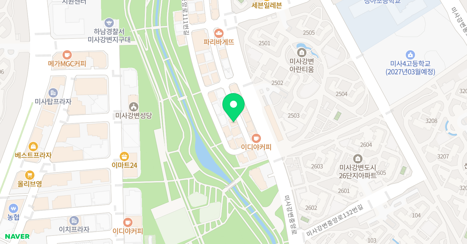 솔루니 미사교습소 위치