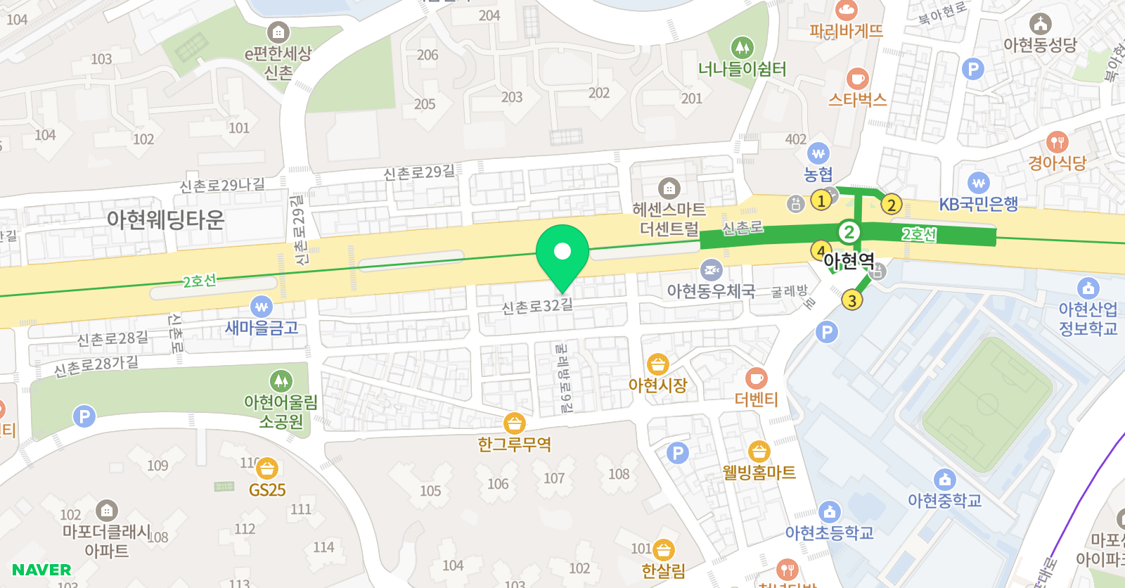 매쓰홀릭 학원 위치