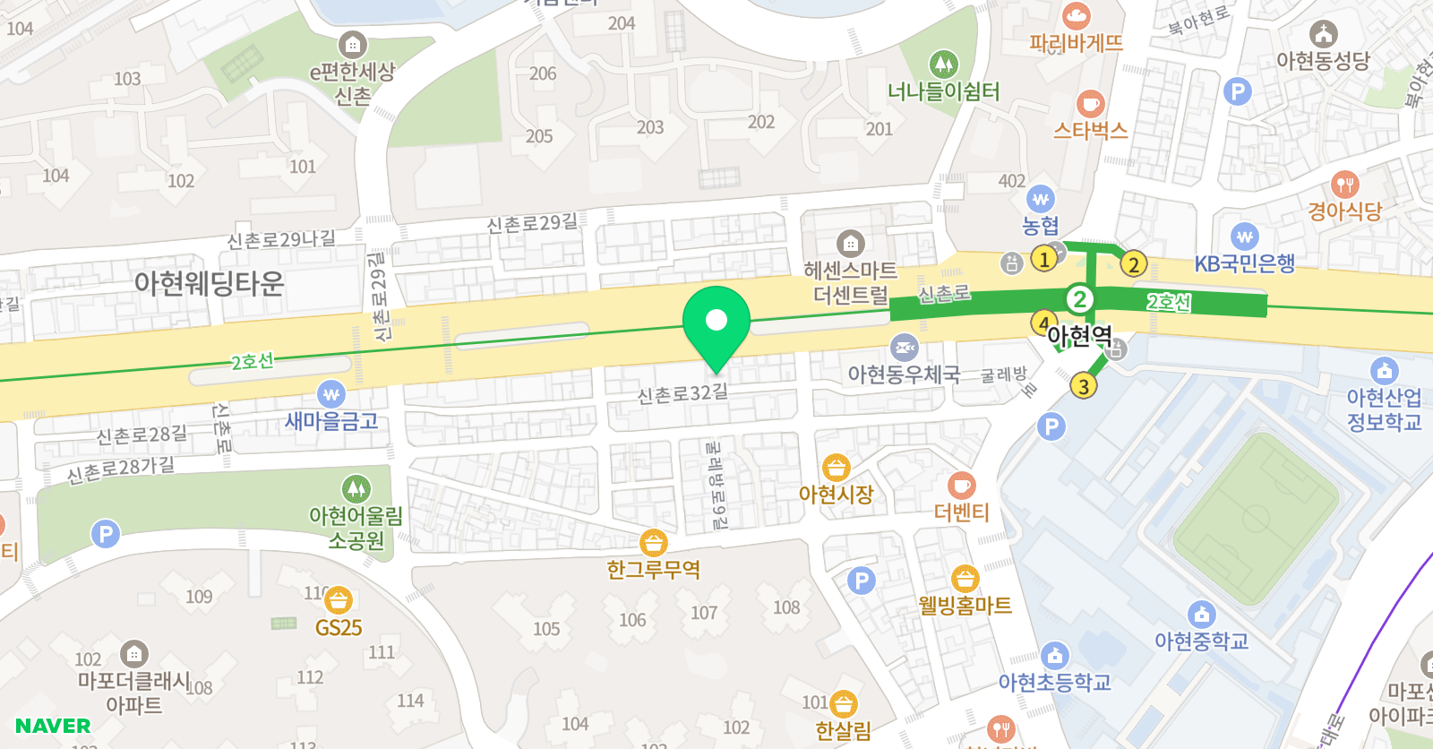 모리 영어전문학원 위치