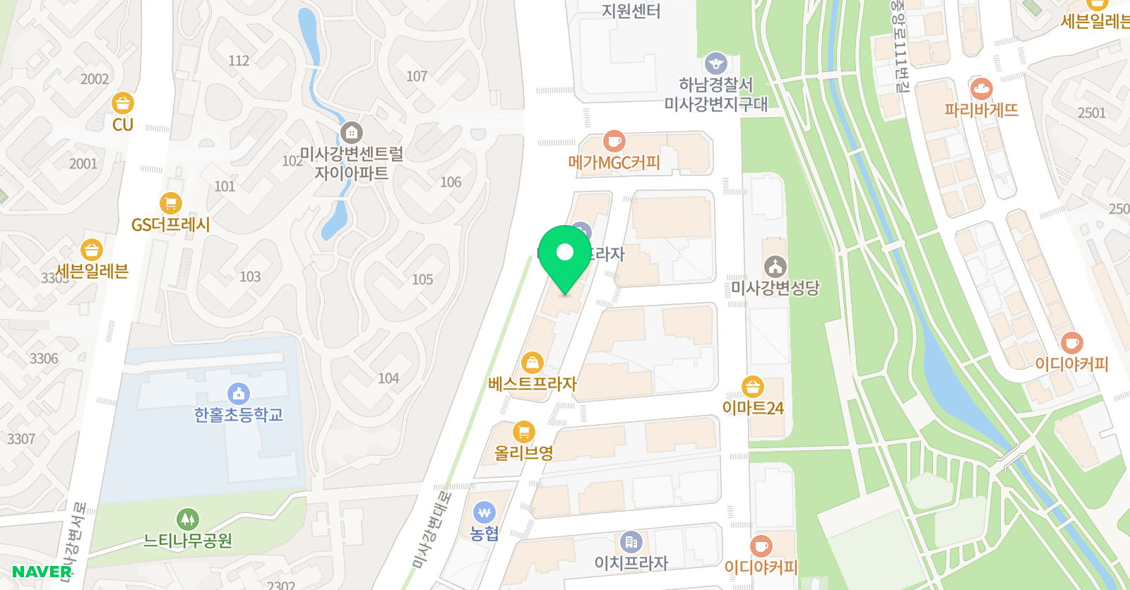 로고스 EAP학원 위치