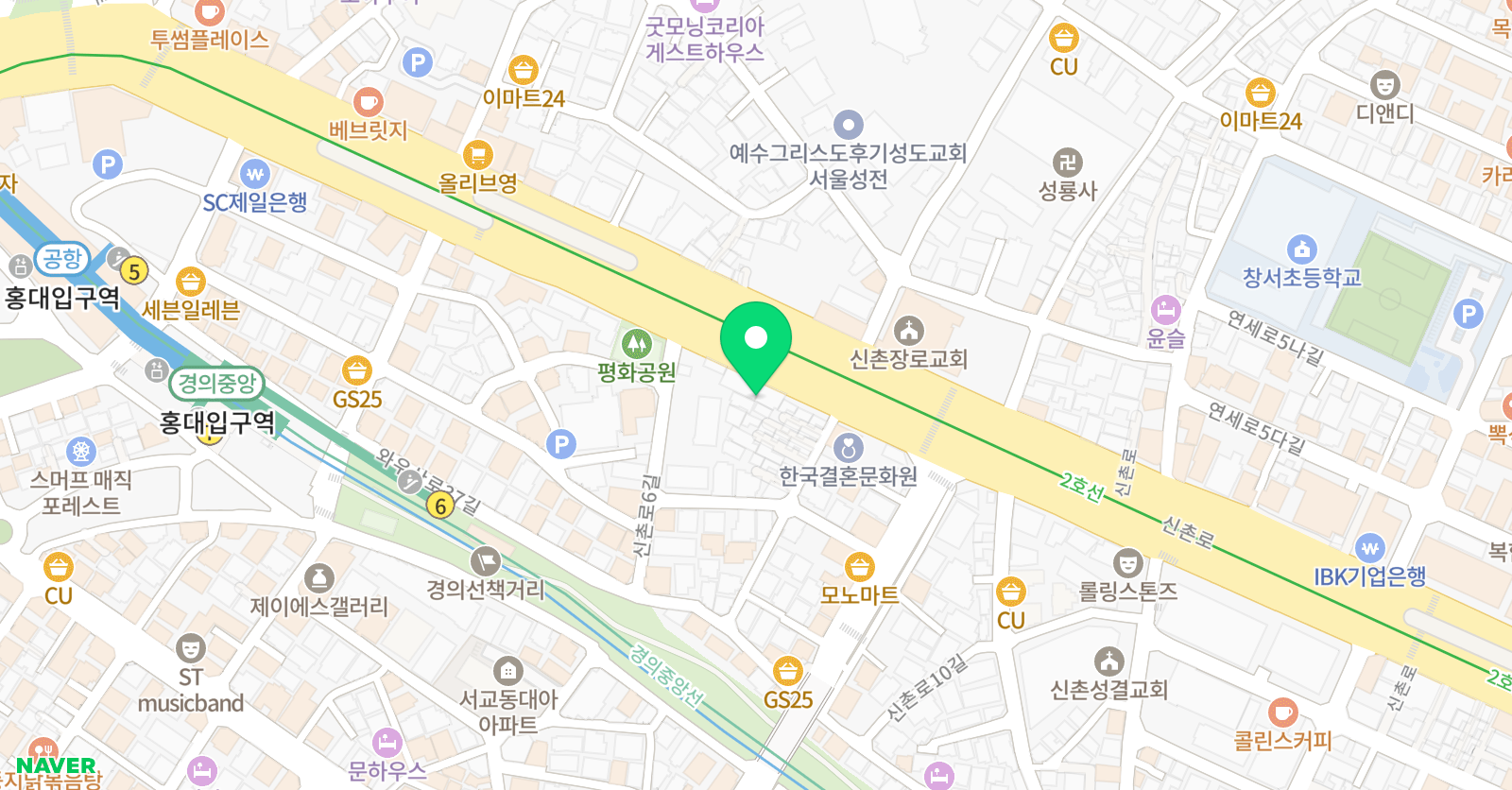 틴트 미술학원 위치