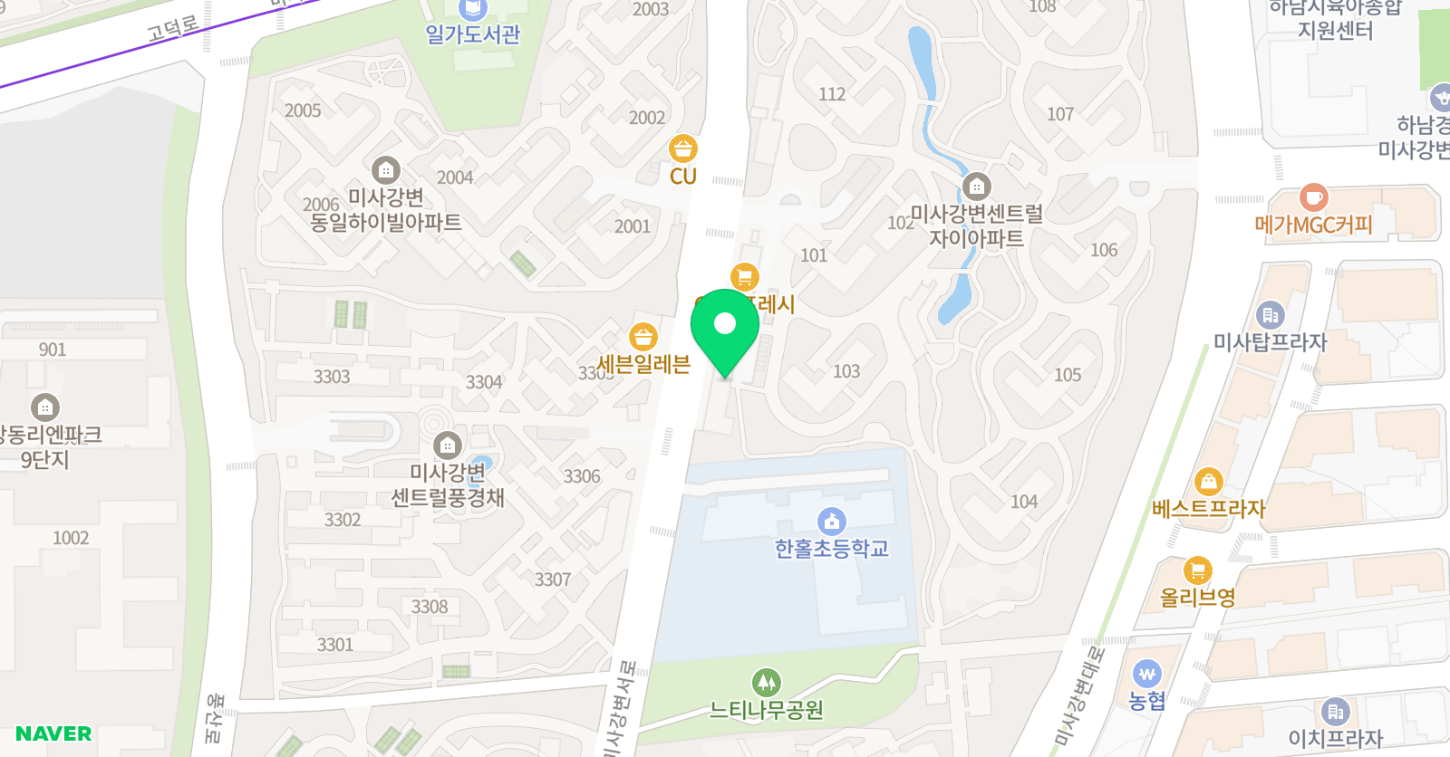 애플트리 영어학원 위치