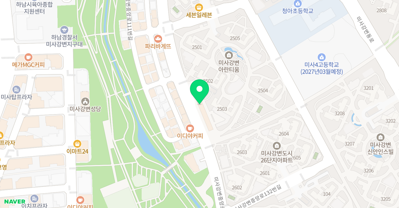 경희대 활기찬 태권도 위치