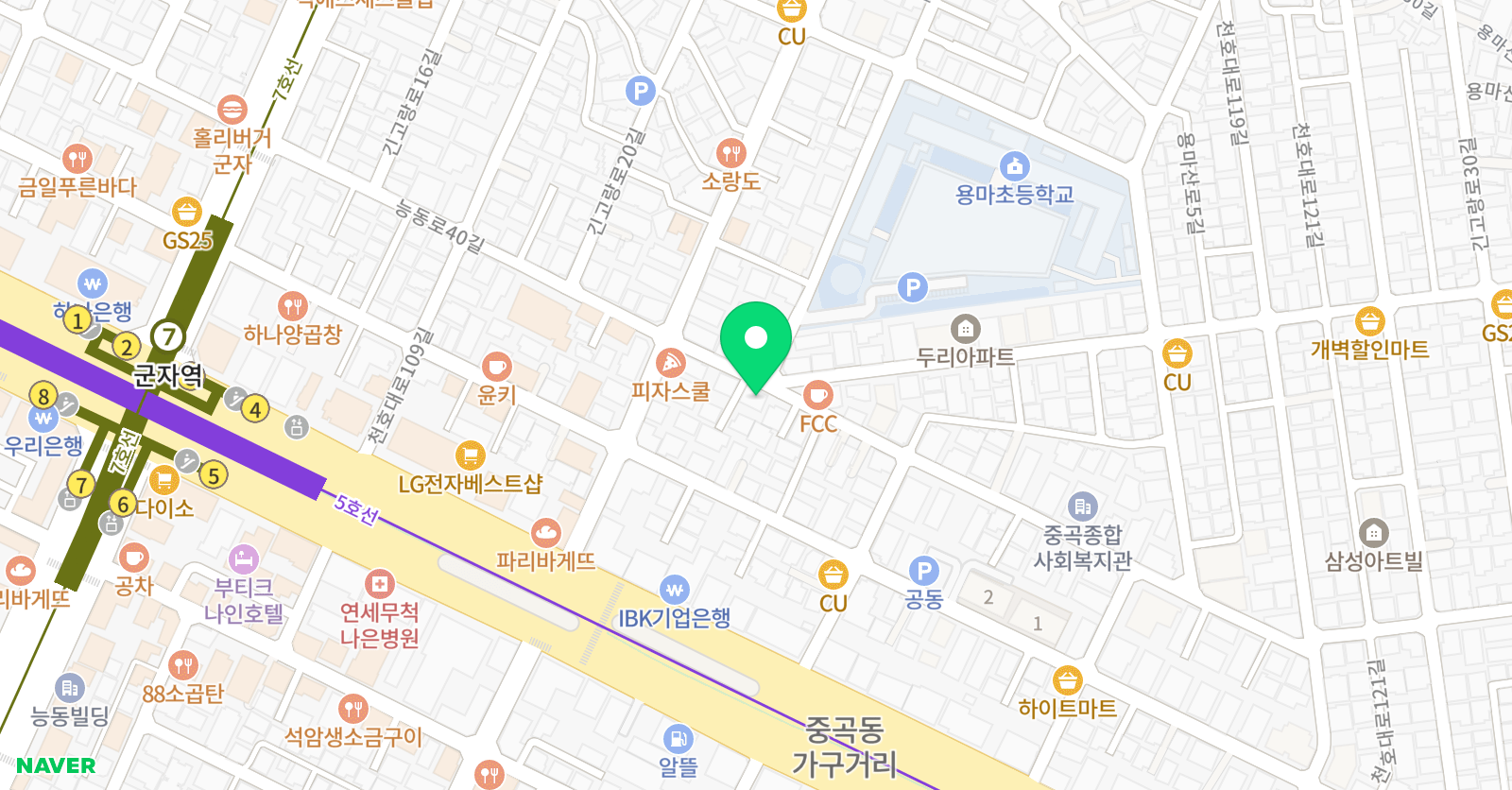 리딩버디 영어교습소 광진분원 위치