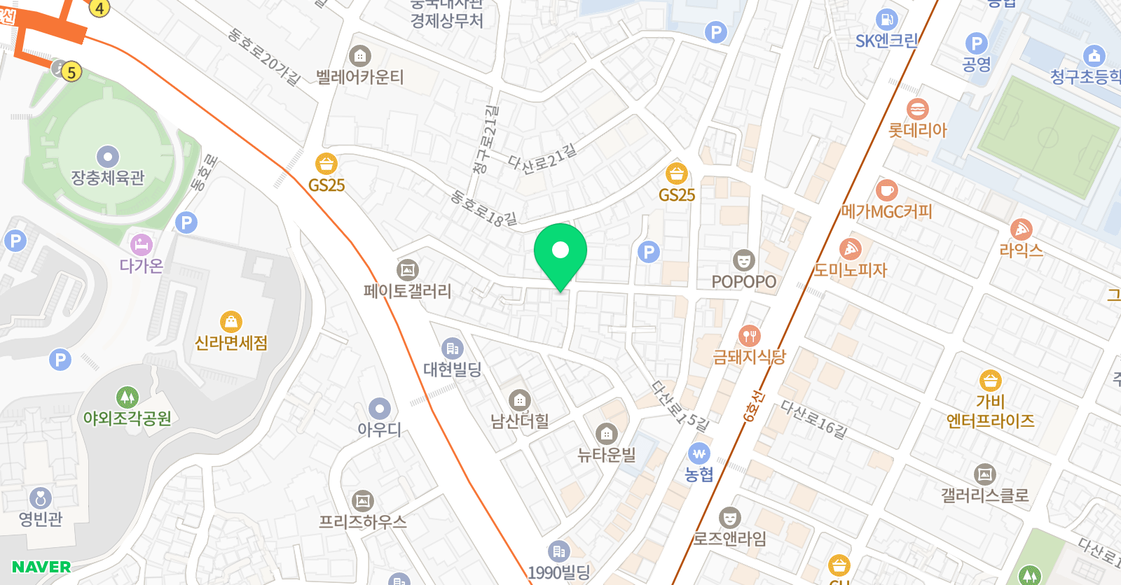 수뮤직앤북스 위치