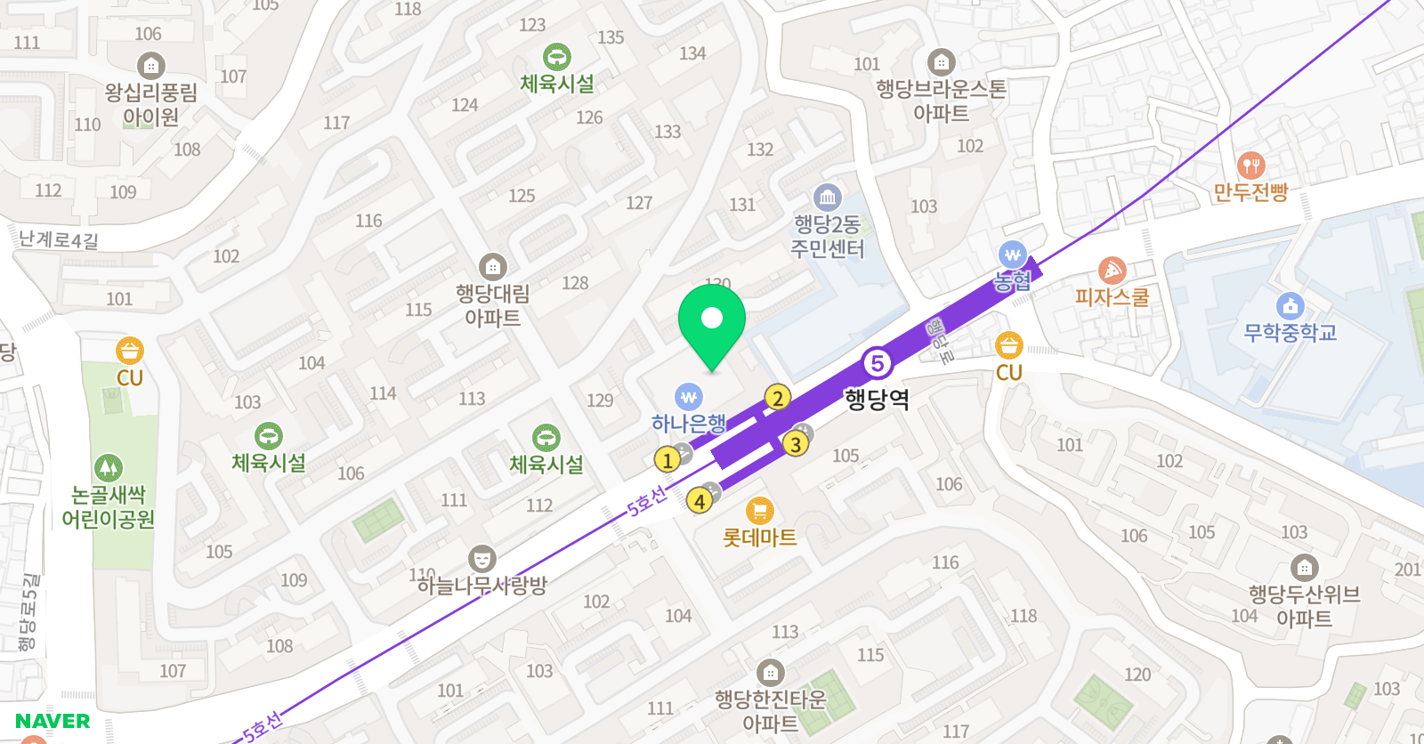 아이돌짐 위치