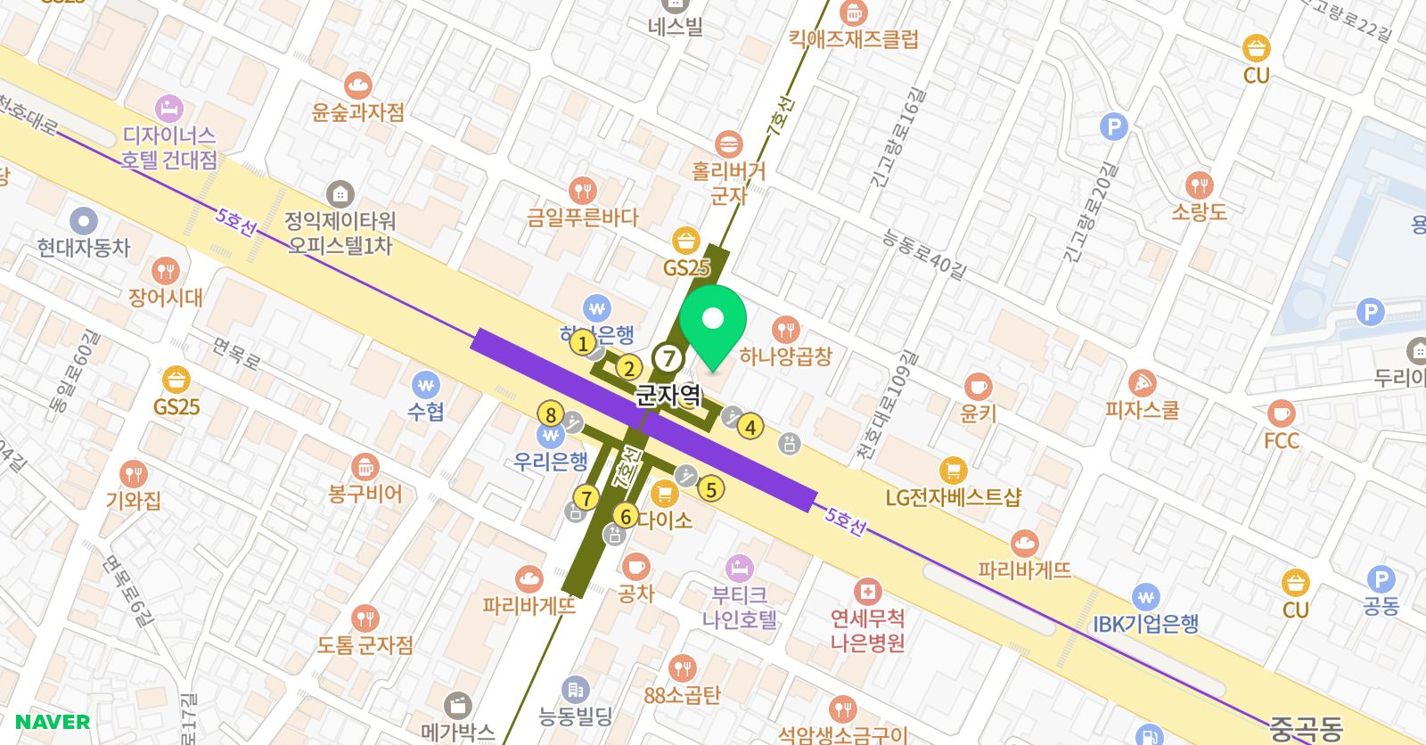 밸런스 뮤직댄스학원 위치