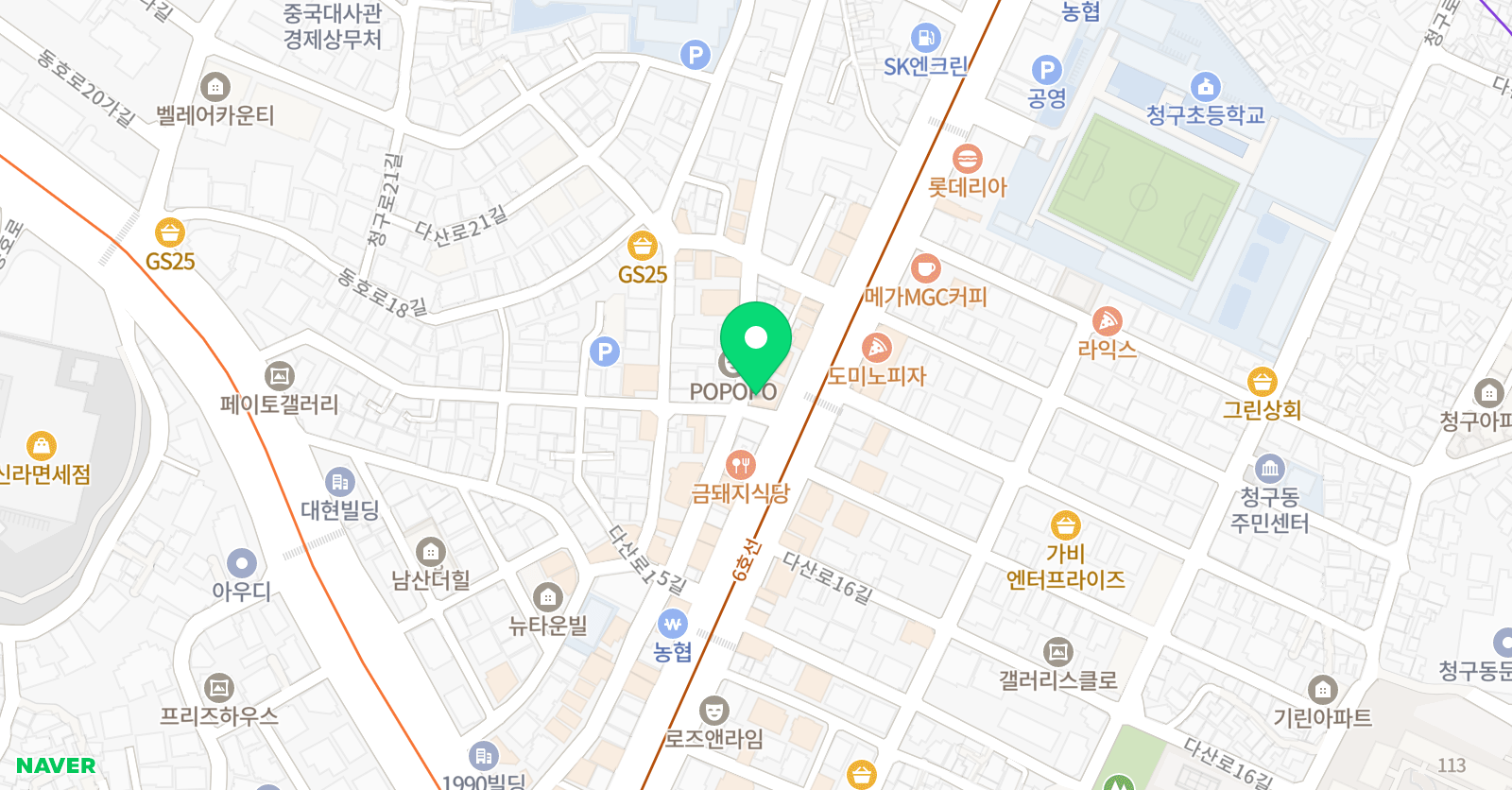 신당 비상 매쓰캔 학원 위치