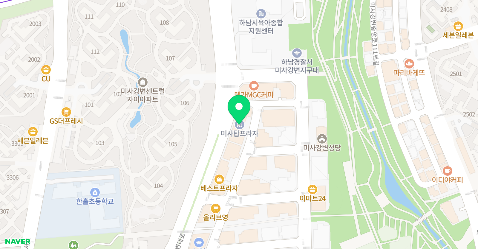 와와 학습코칭센터 센트럴점 위치