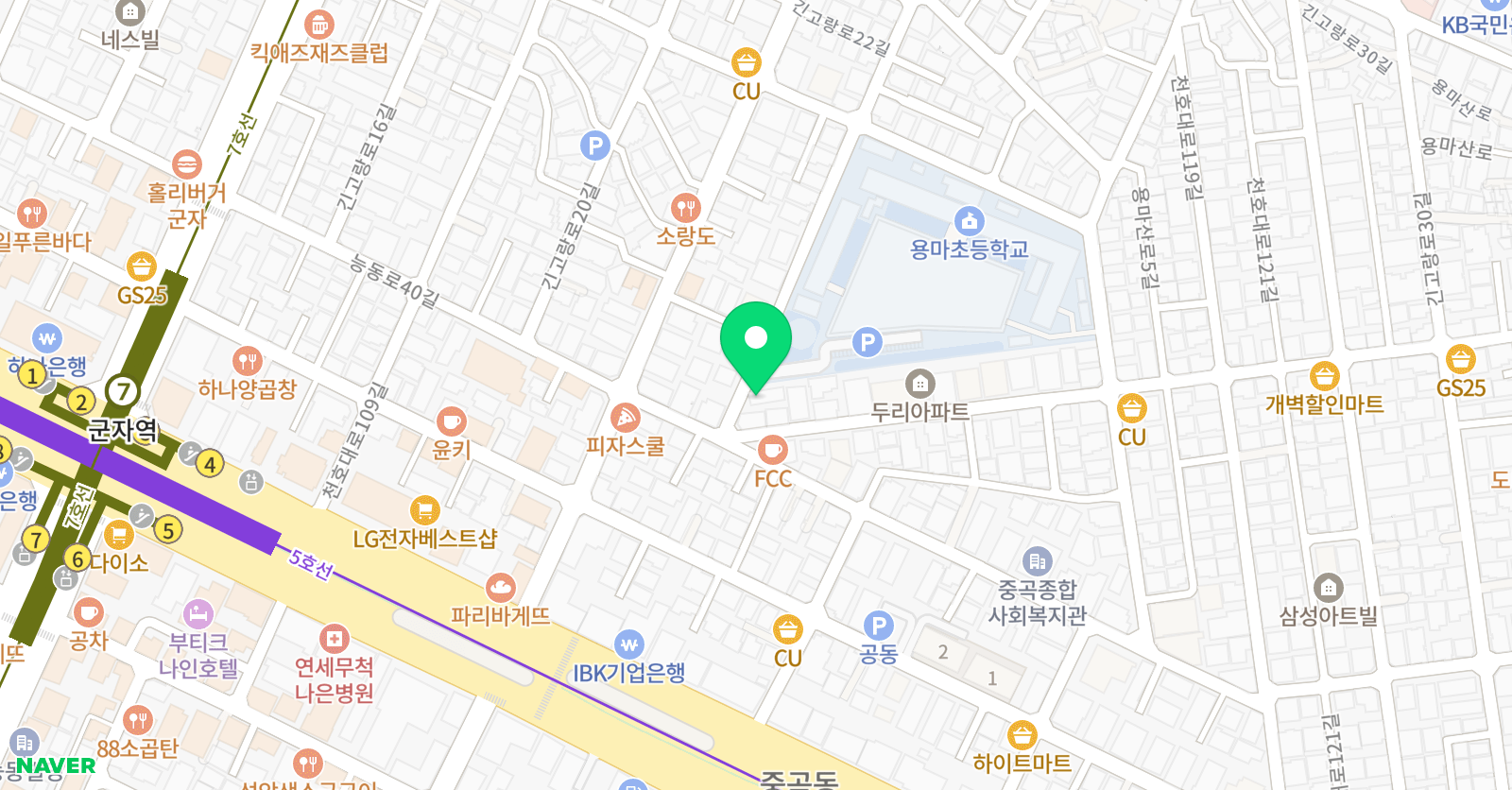 아름드리아뜰리에 미술교습소 위치