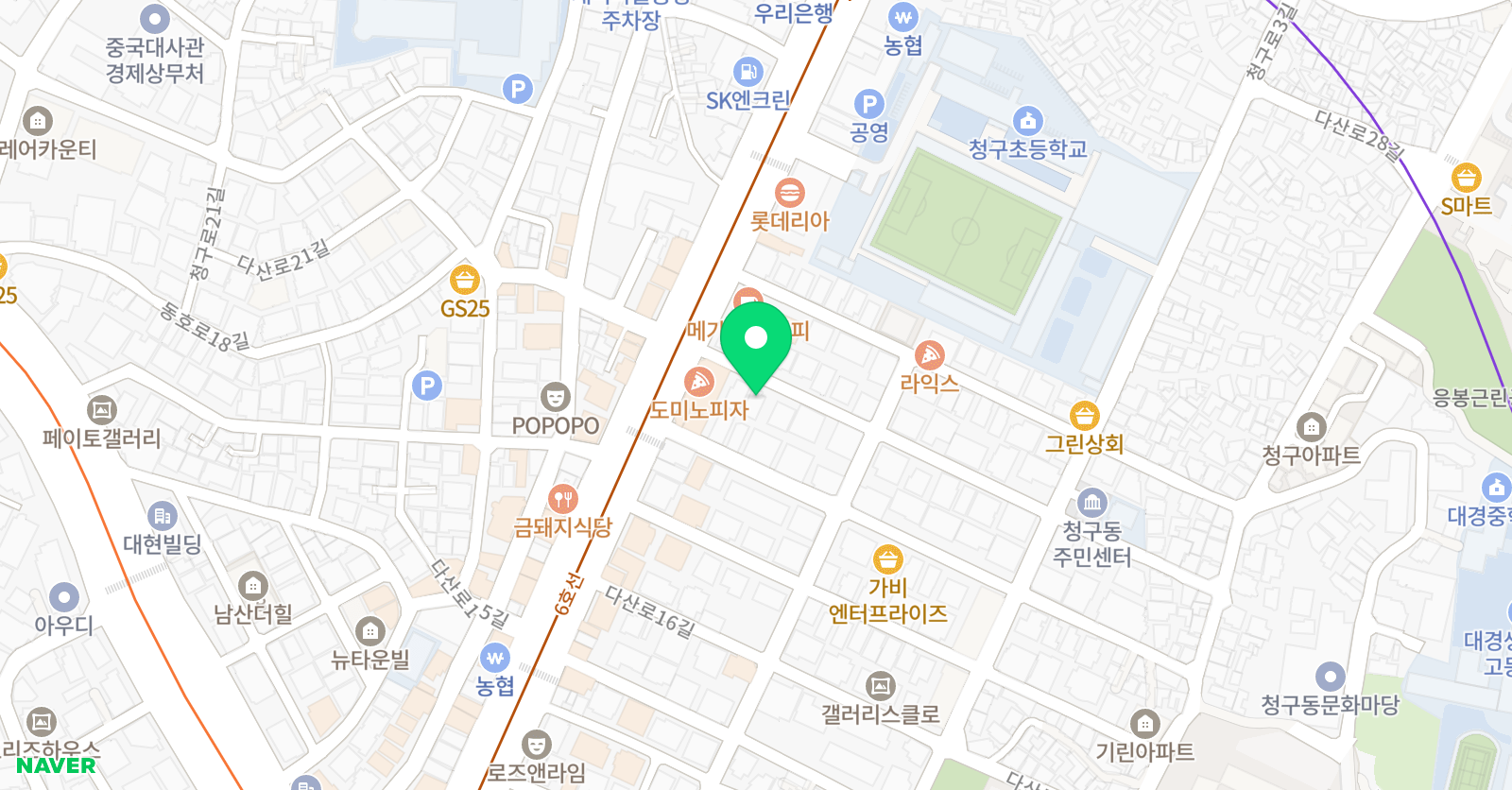 이화뮤직 피아노음악학원 위치