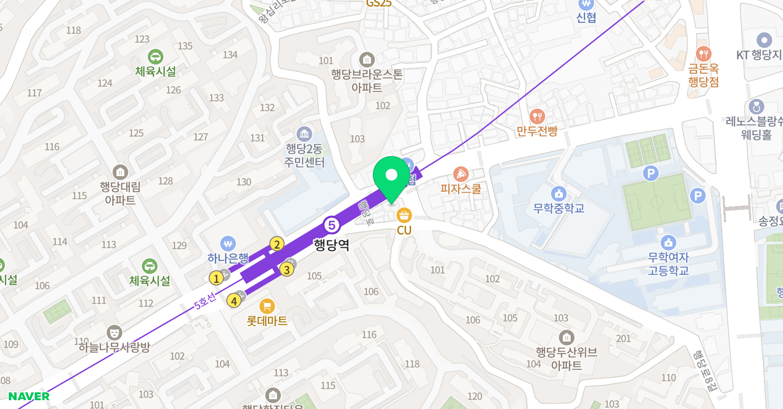 강아주니어 행당러닝센터 위치