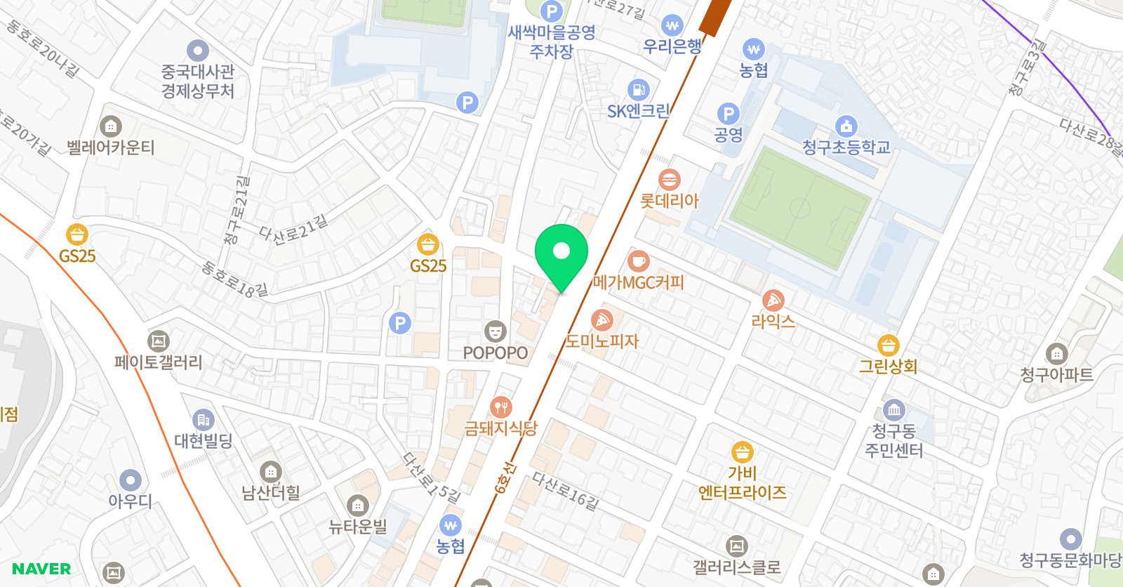 별빛아뜰리에 위치