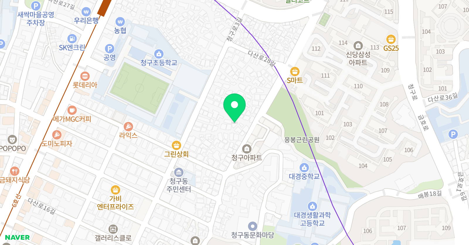 빈 뮤직슐레 음악학원 위치