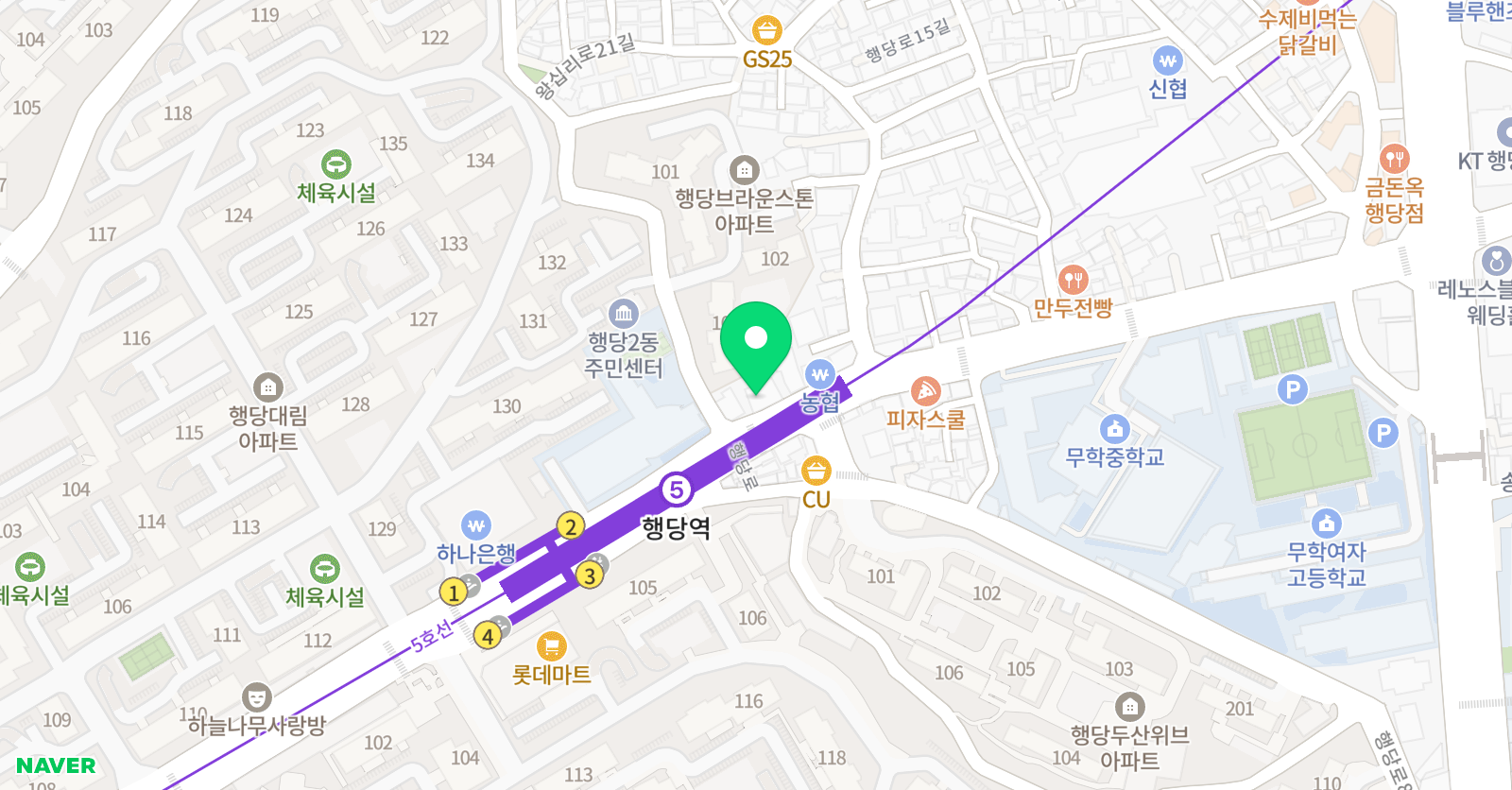 베리타스 수학학원 위치