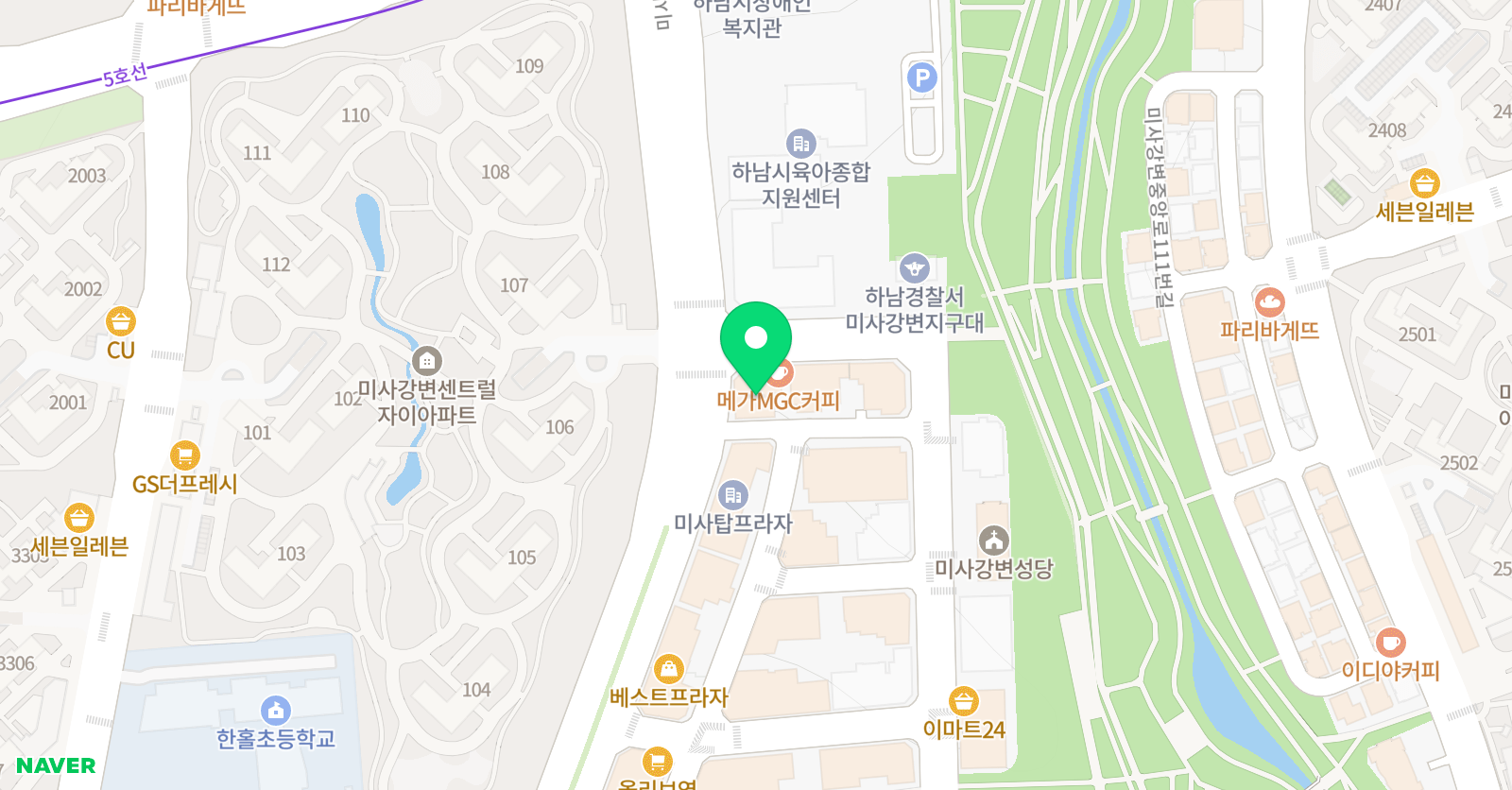 루구스 영어수학전문학원 위치