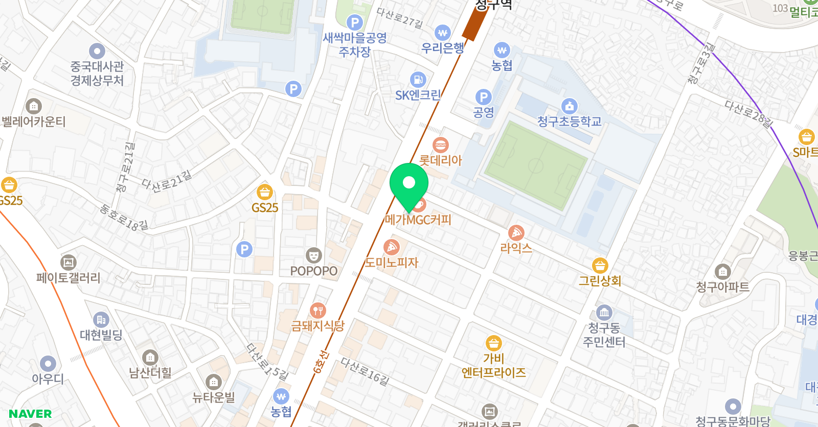 폴리 어학원 성동캠퍼스 위치