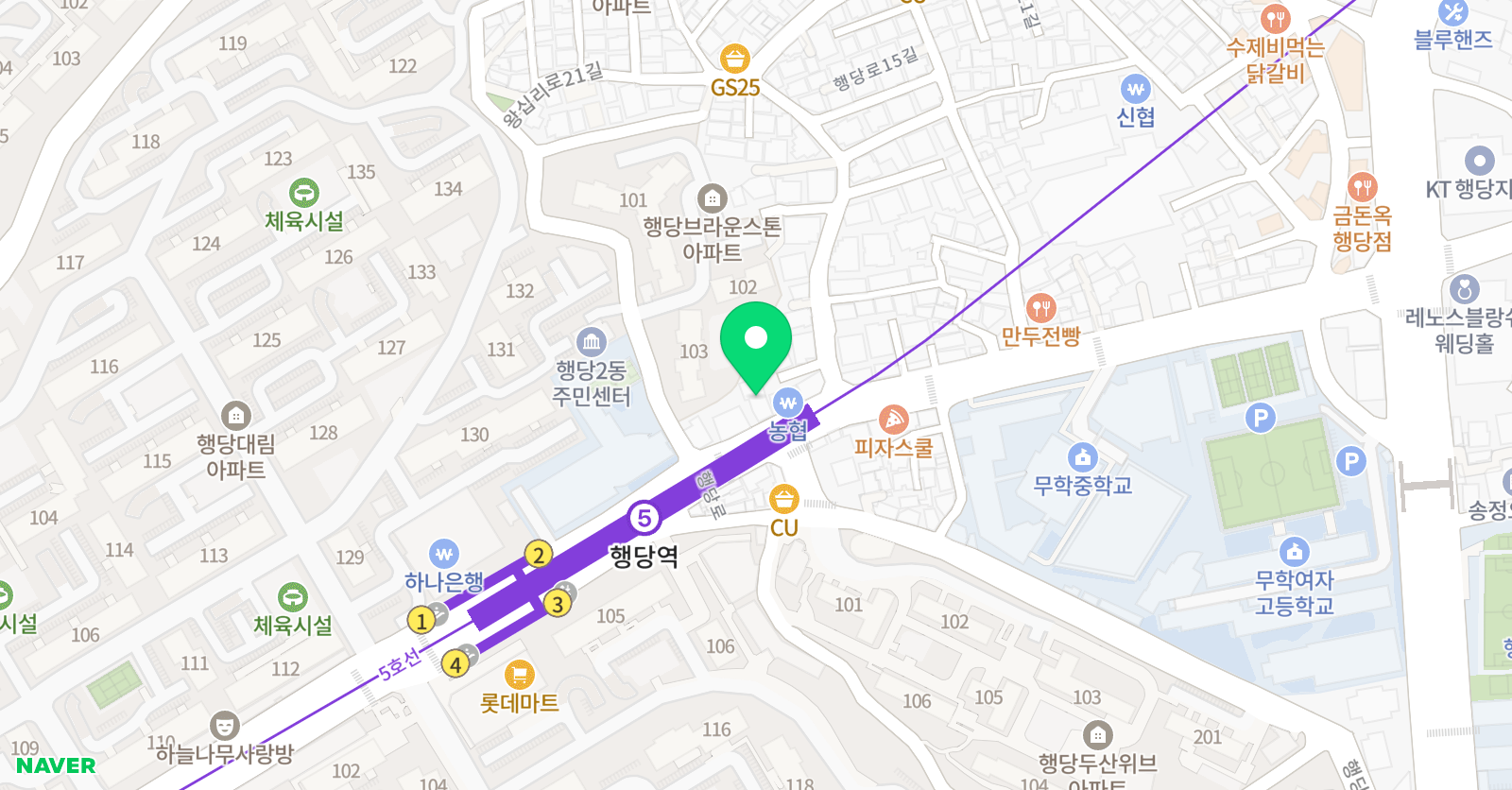 탑매쓰 수학학원 위치