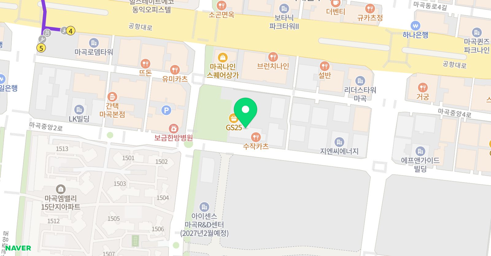 매쓰온 스튜디오 수학교습소 위치