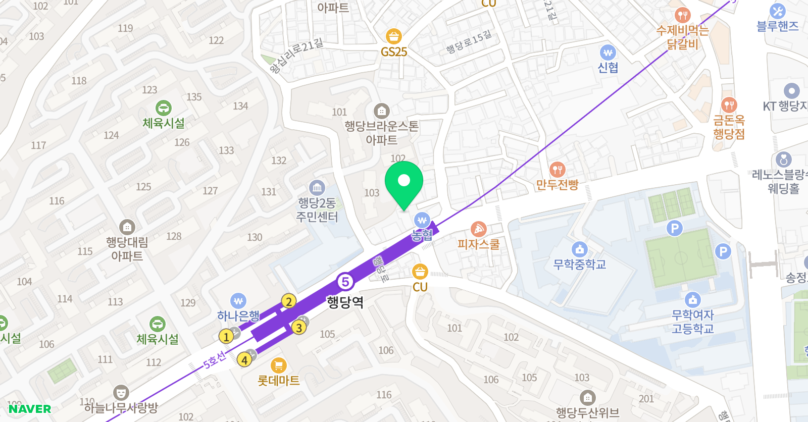 빌드업 영어학원 위치