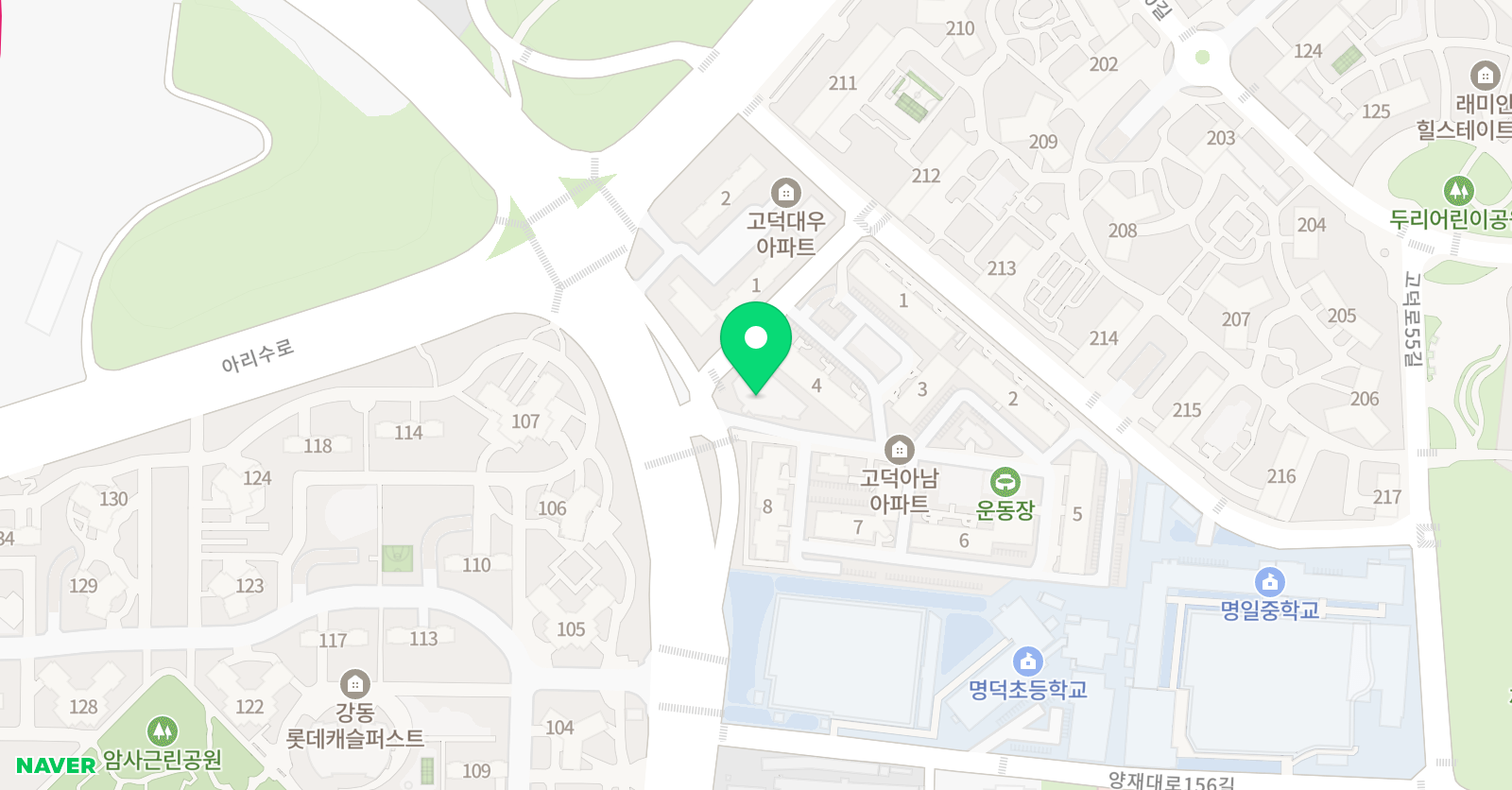 은 미술 위치