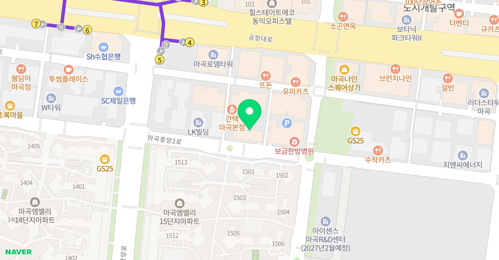 파낙토스 통합뇌센터 서울강서 위치