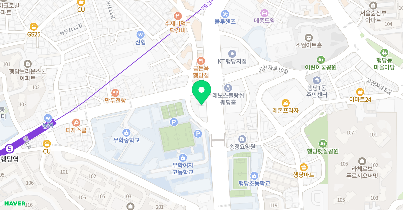 생각하는황소 성동 학원 위치