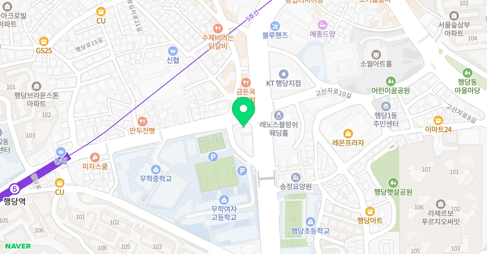 상상날개 과학실험실 성동행당점 위치