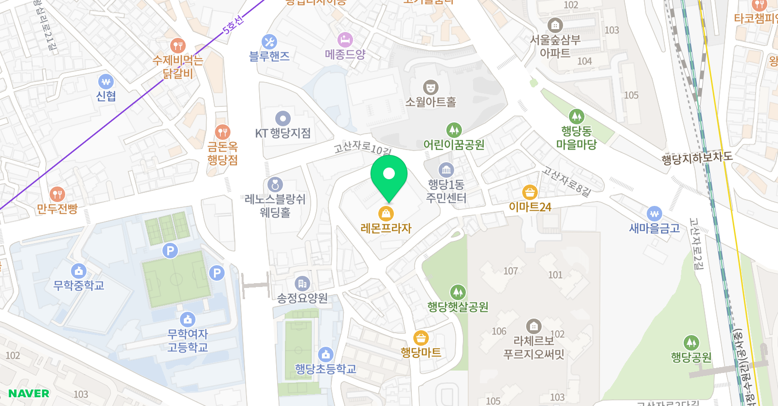 튼튼영어베이비리그 성동센터 위치