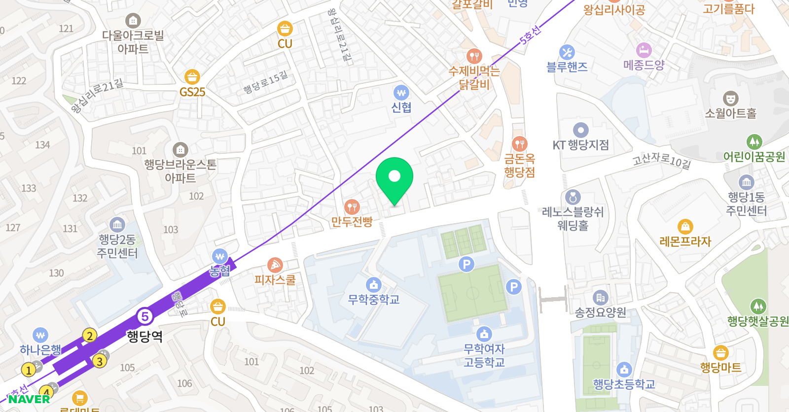 세움 수학학원 위치