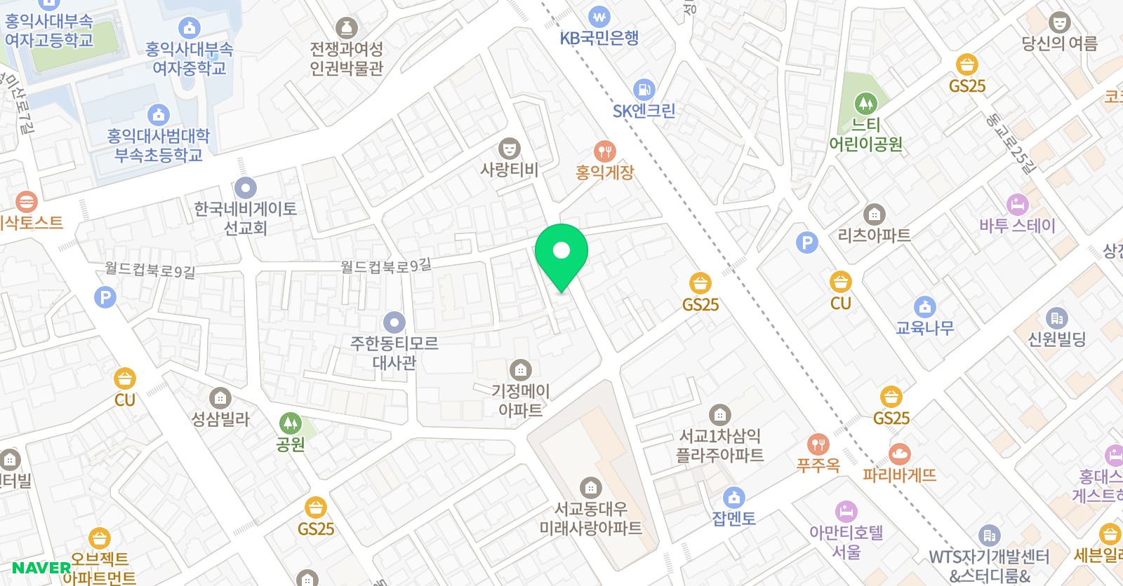 에스더 실용음악학원 위치