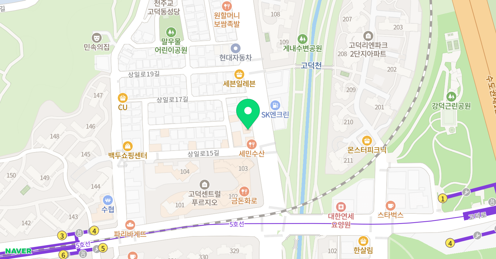 아이캔 스포츠 위치