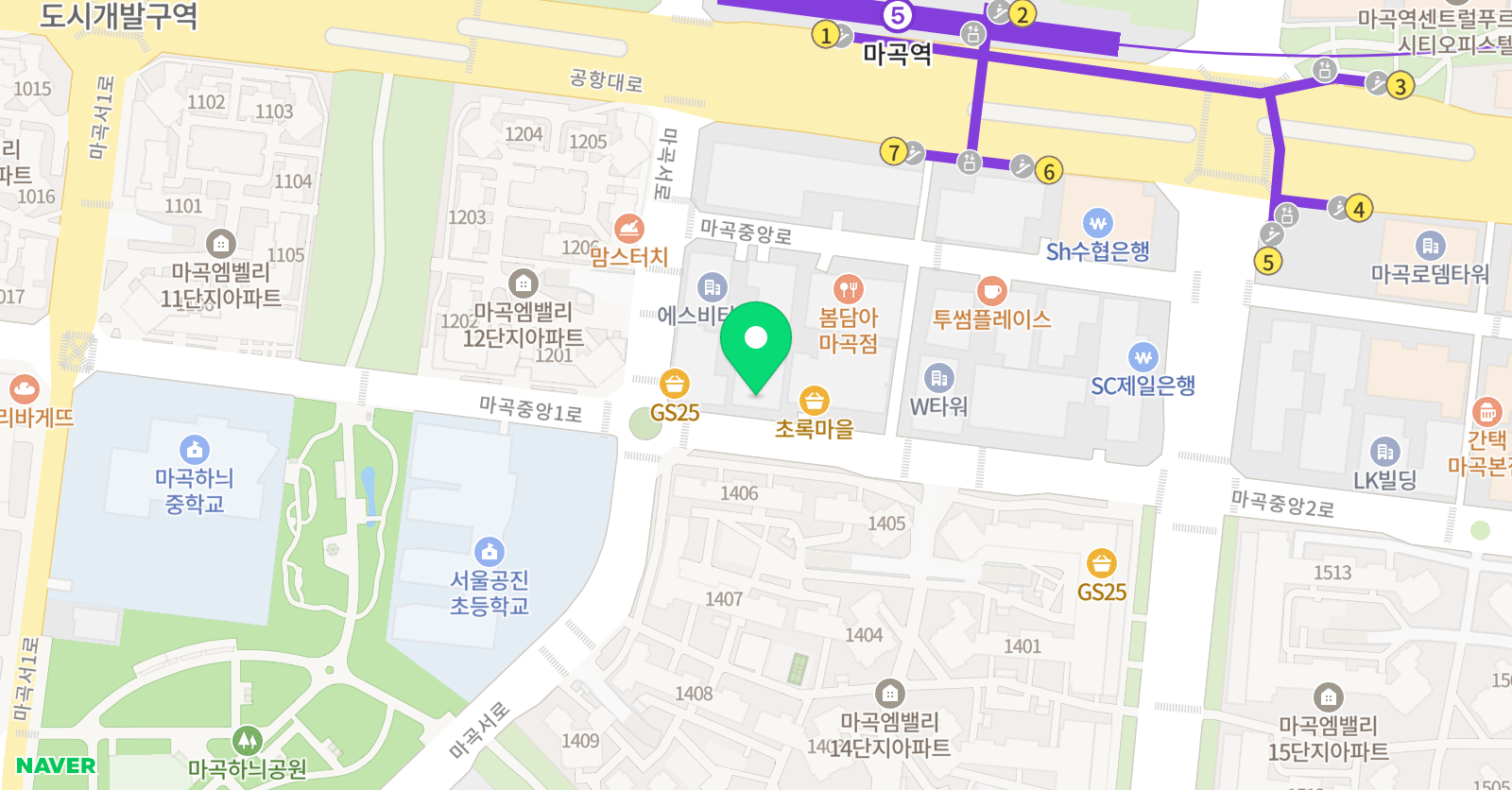 더오름 수학교습소 위치