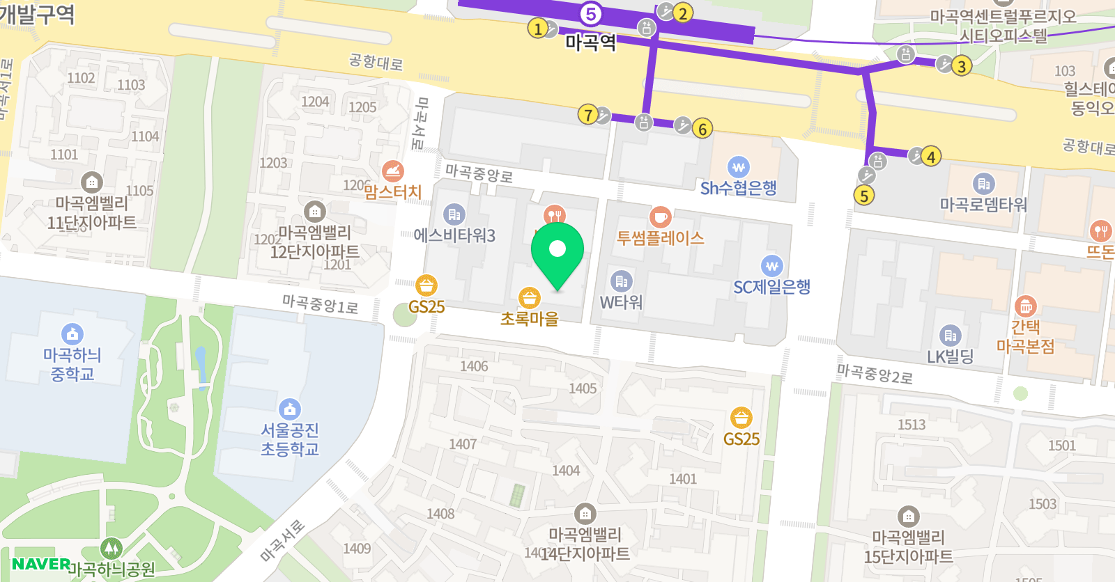 해법 독서논술 마곡14단지교실 위치