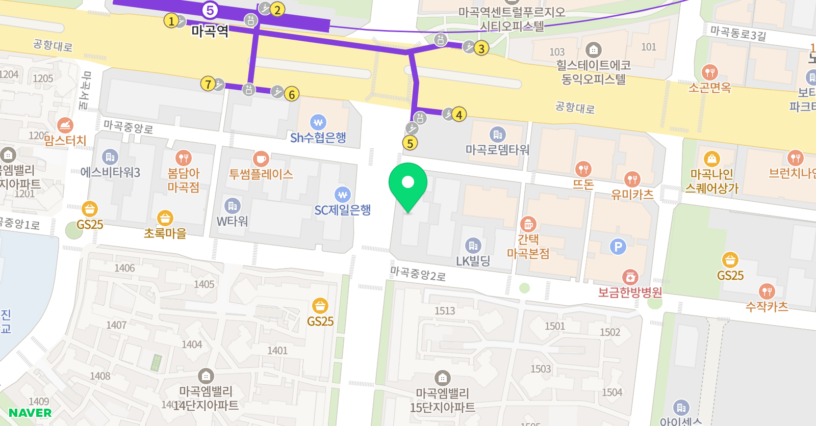 투래빗댄스 스튜디오학원 위치