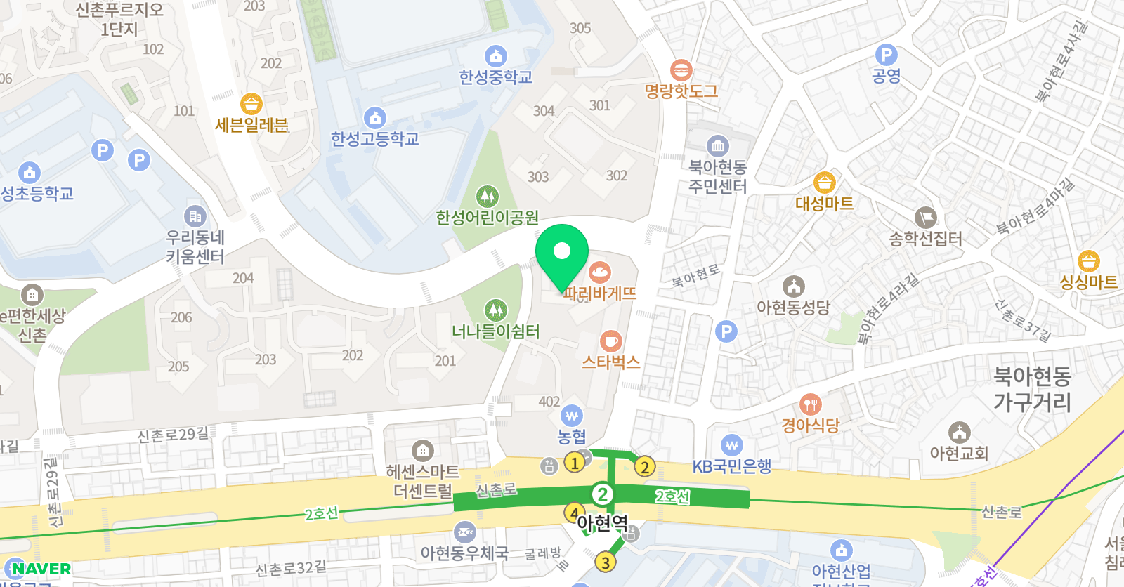 플라톤아카데미 북아현독서논술교습소 위치