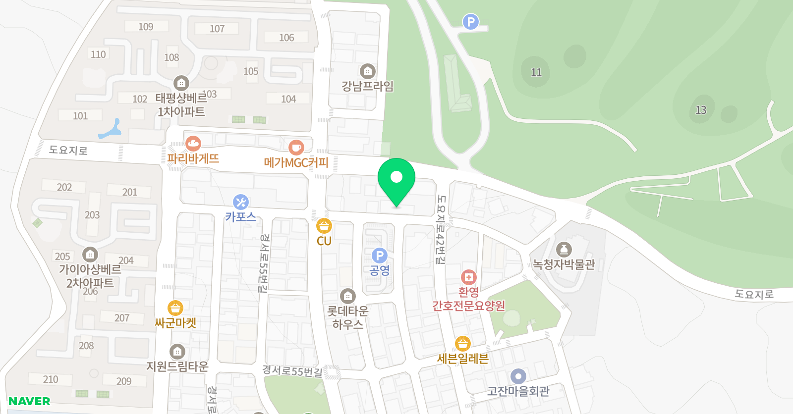 탄츠발레무용학원 위치