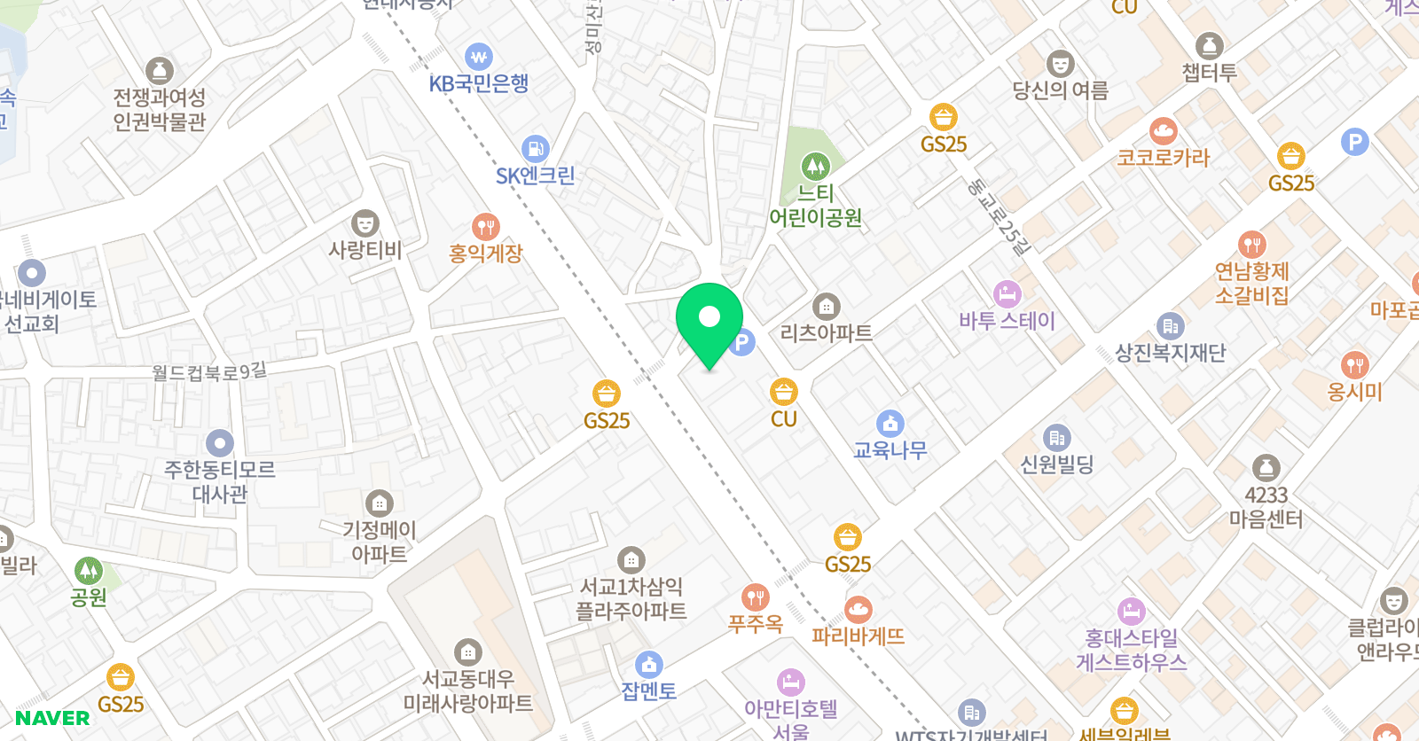 에일리언 댄스스튜디오 위치
